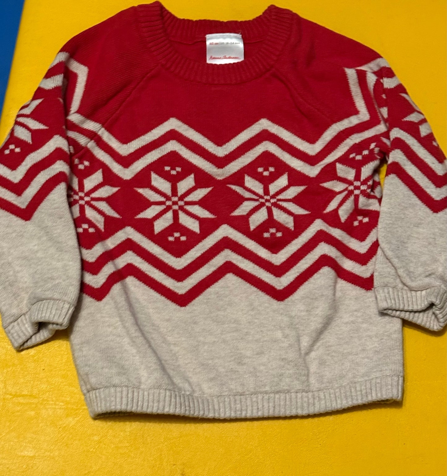 *SALE* #73 Hanna Andersson Winter Red Outfit (18/24)