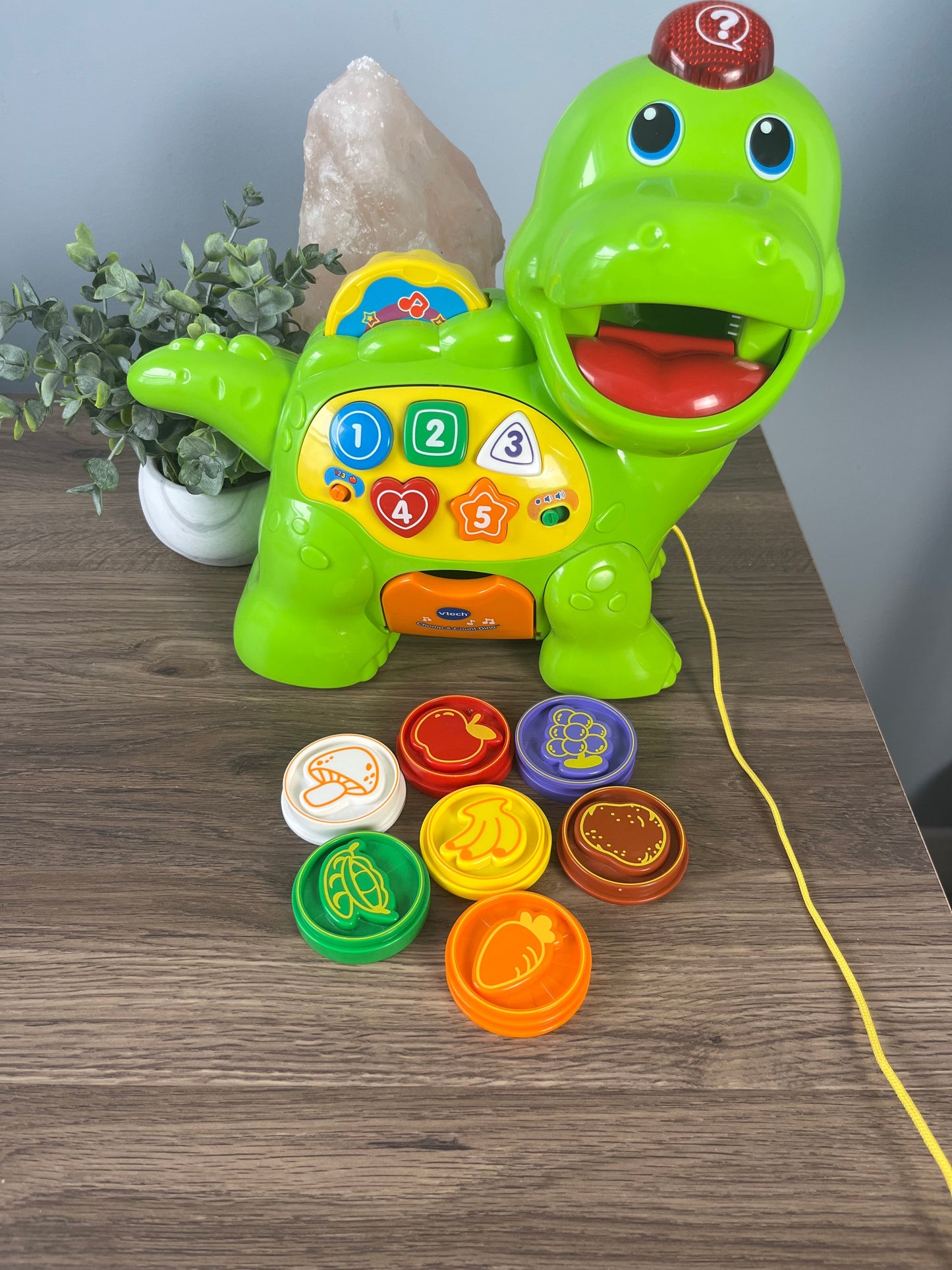 Seller #213 V Tech Chomp & Count Dinosaur