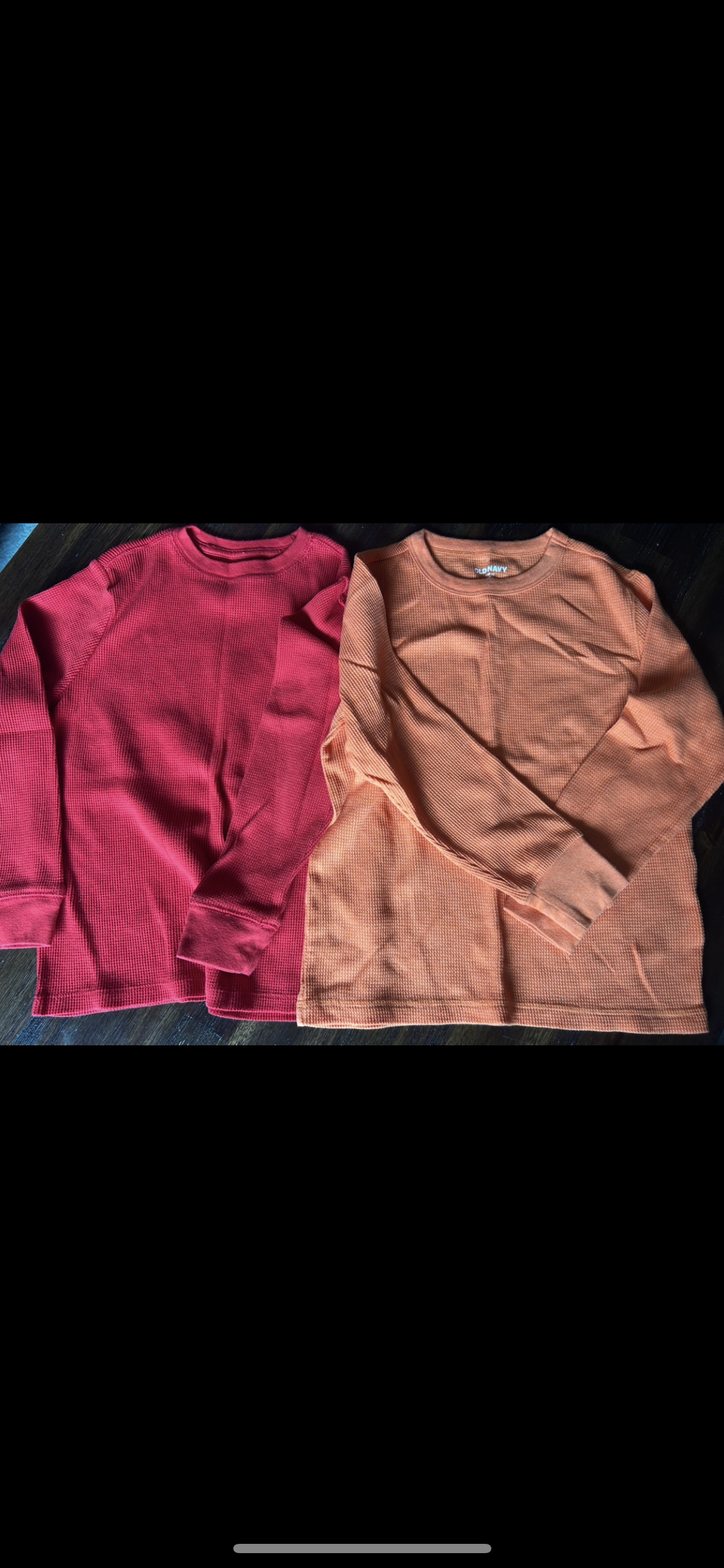 Seller #21 Boys small Old Navy thermal shirts NWOT