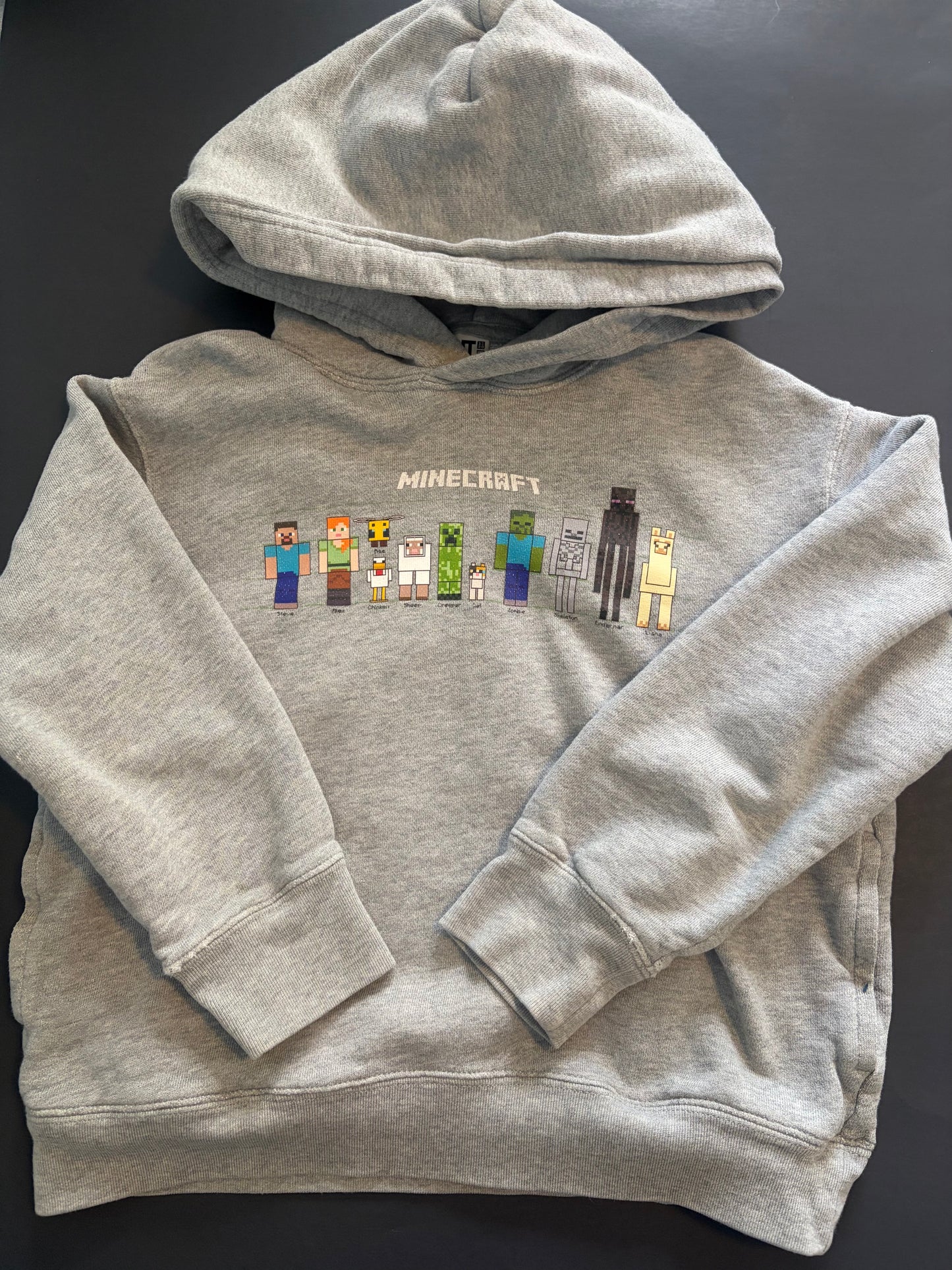Seller #91 Boys' size 7-8 Uniqlo Minecraft hoodie GUC