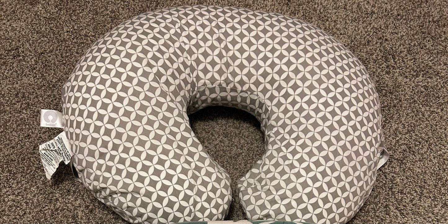 Seller #21 gray Boppy pillow