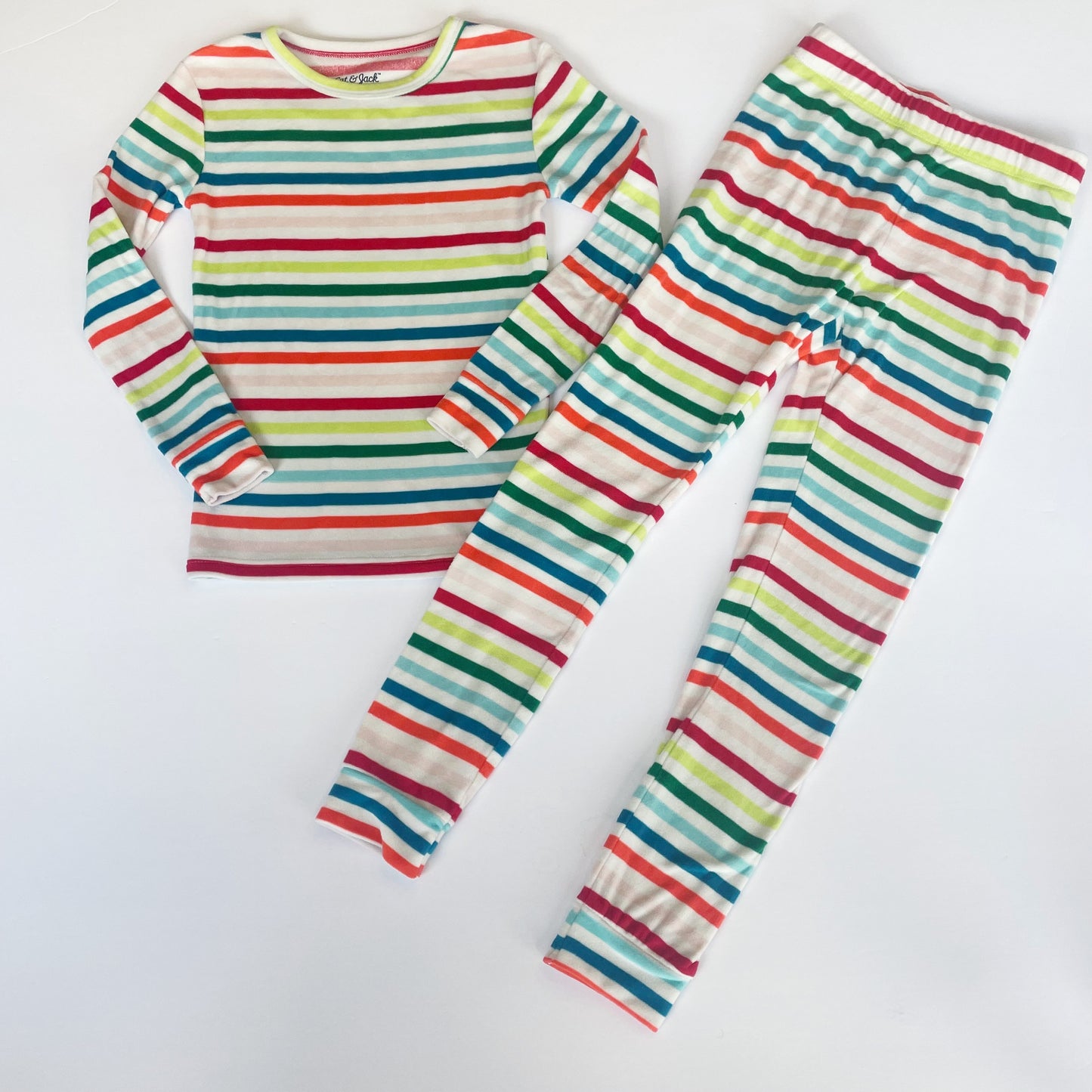 #118 | Size 8 | Cat & Jack Boys Striped Super Soft Pajamas