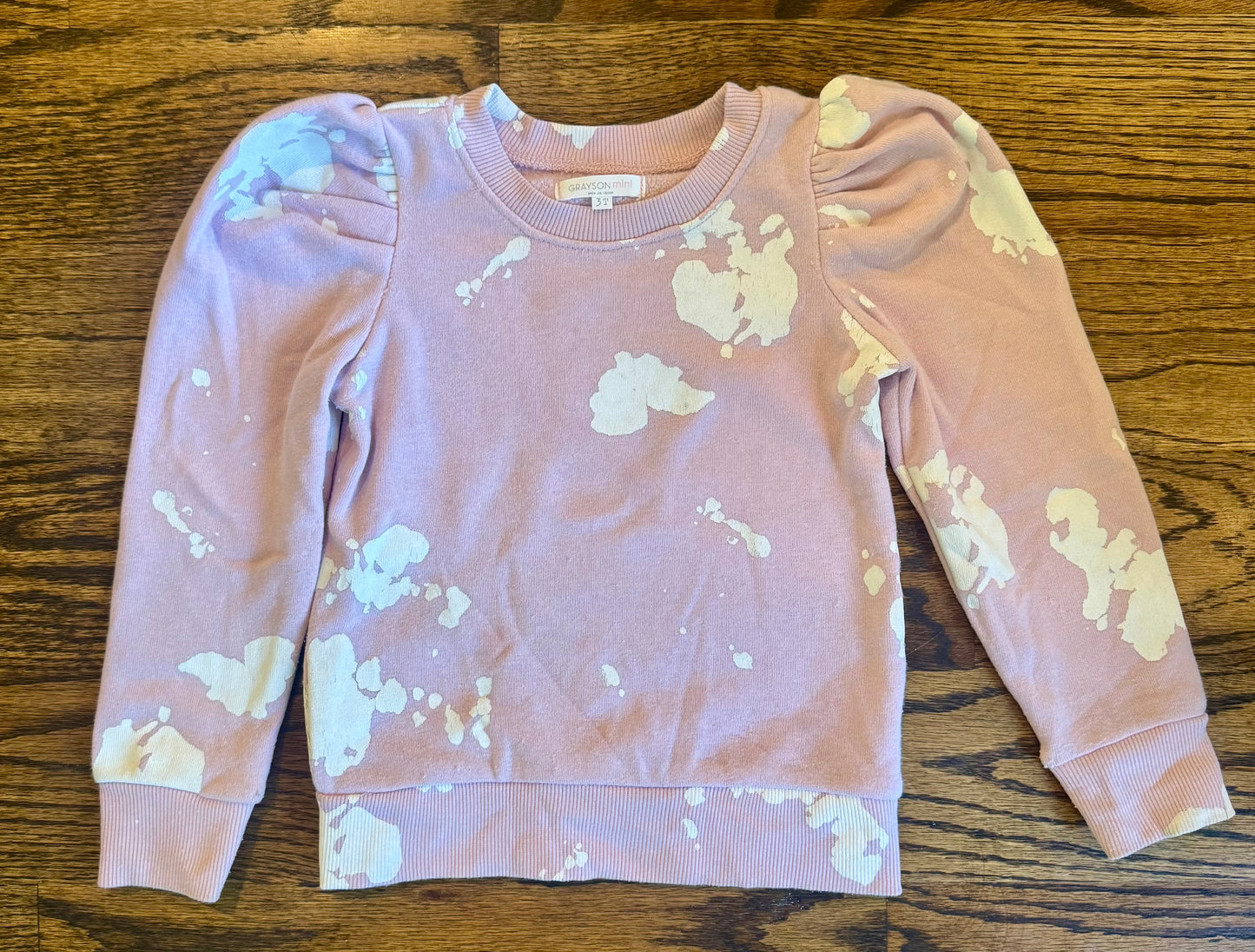 Seller #172 Grayson Mini Girls puff shoulder sweatshirt size 3T