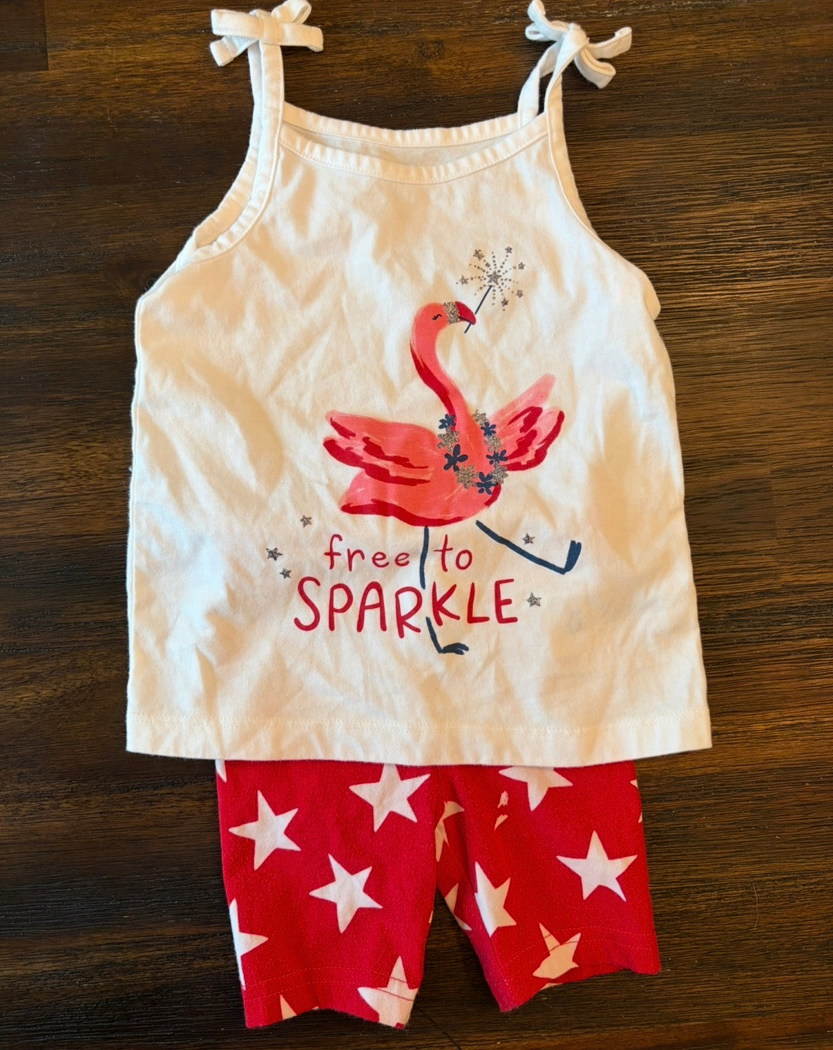 Seller 22 born to sparkle 2 piece set 2T