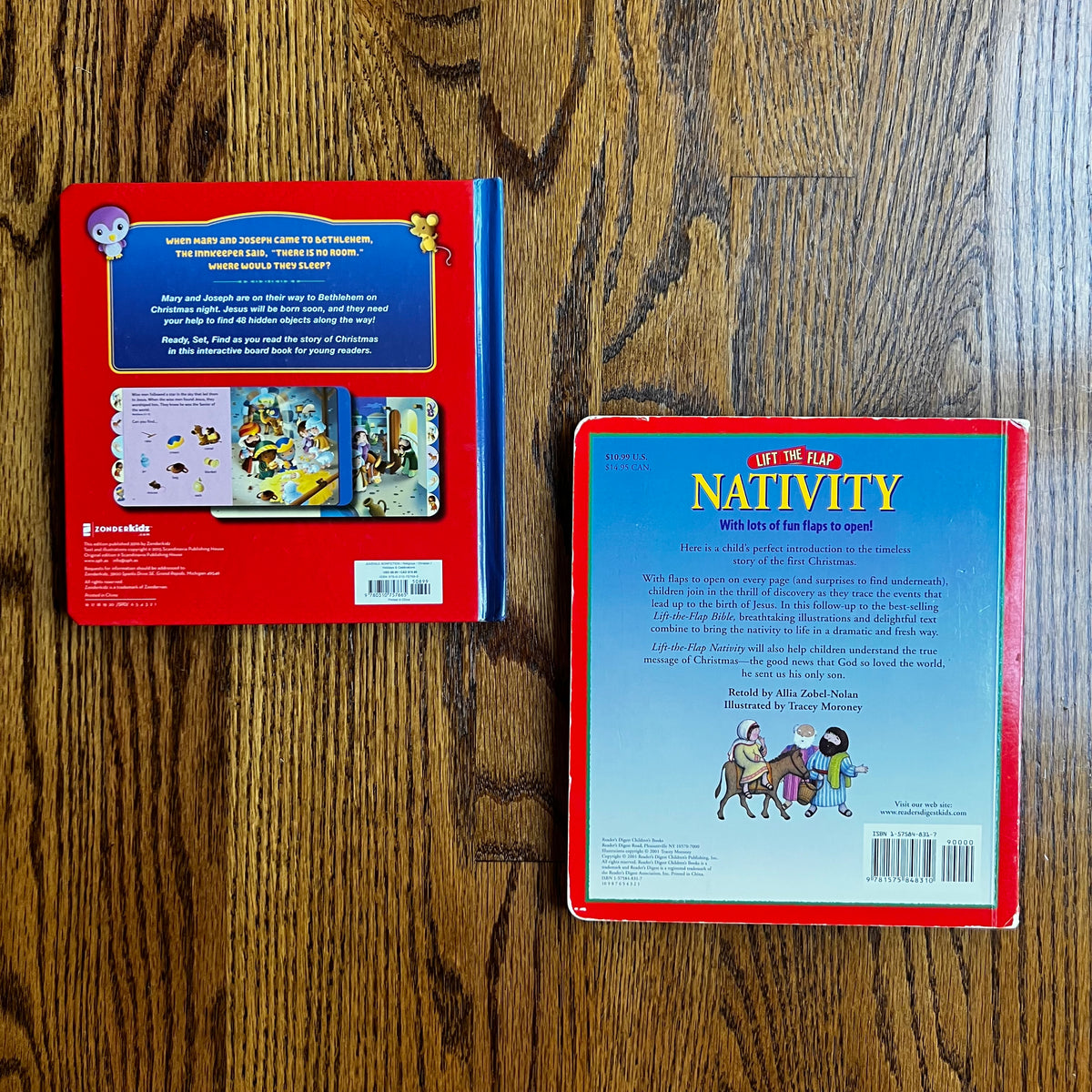 Seller #115 - Christmas Nativity Book Bundle (Seek & Find and Lift-the-Flap), VGUC