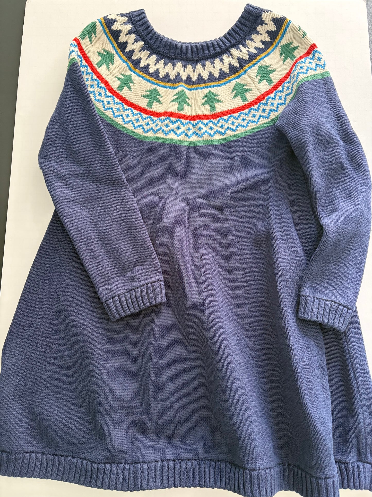 Seller #91 Girls size 6-7 Hanna Andersson sweater dress GUC