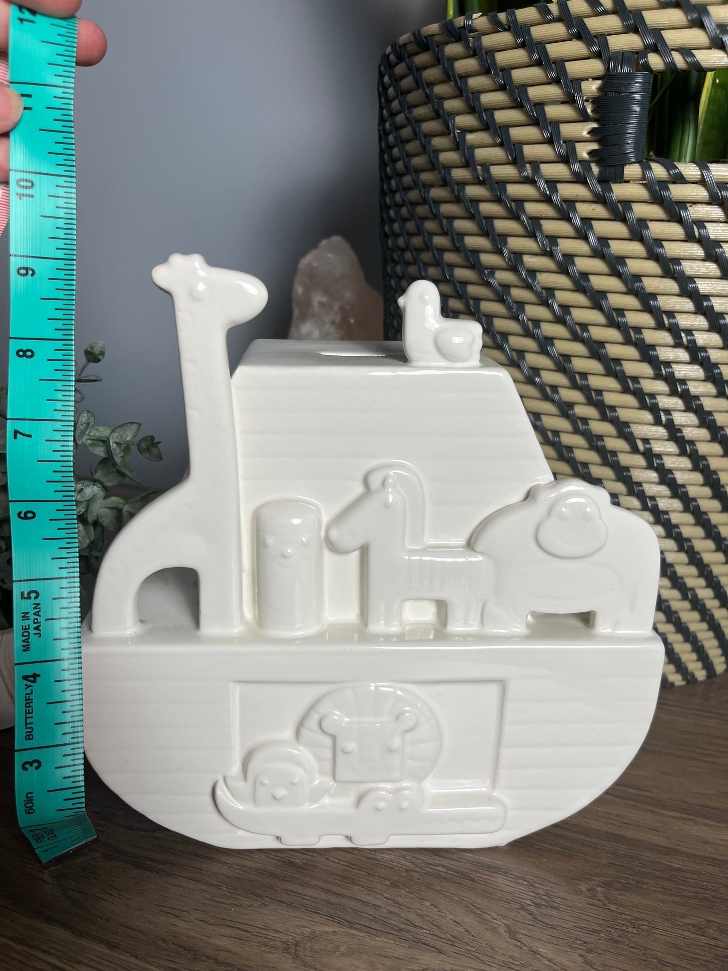 Seller #213 Brand New! Noah’s Ark Piggy Bank