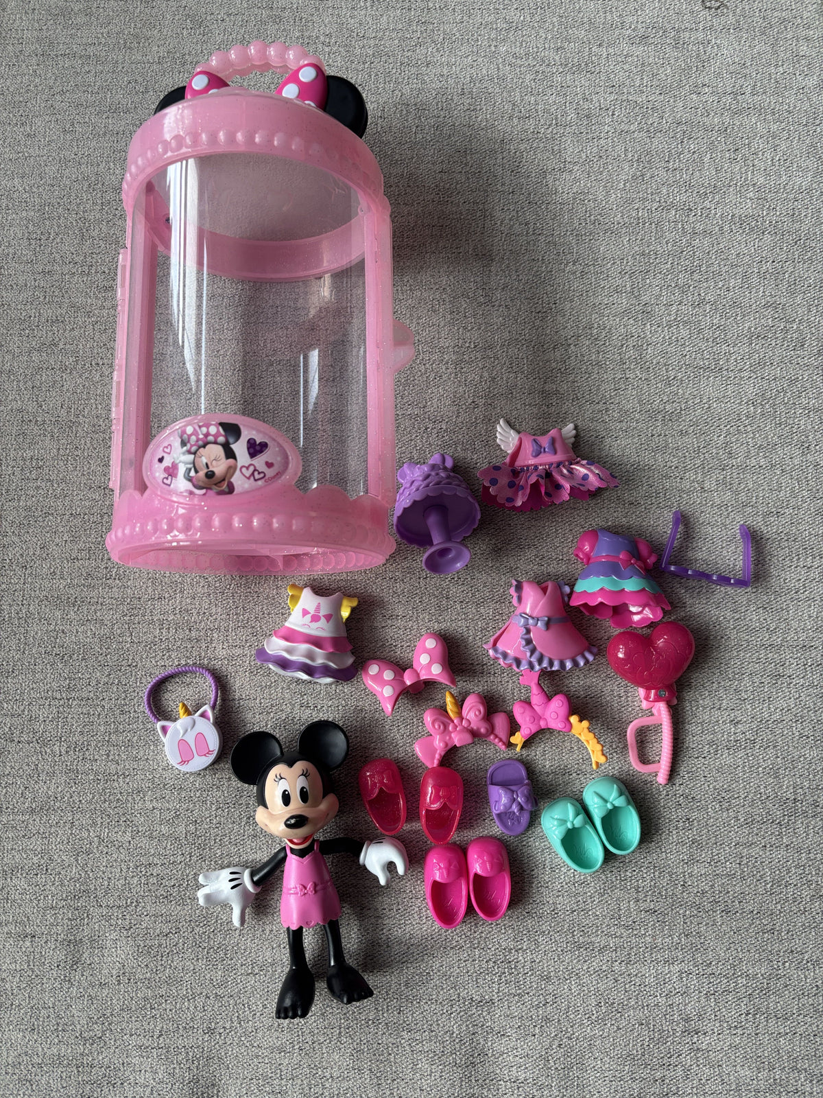 #138 - Dress Up Minnie VGUC (missing purple shoe)