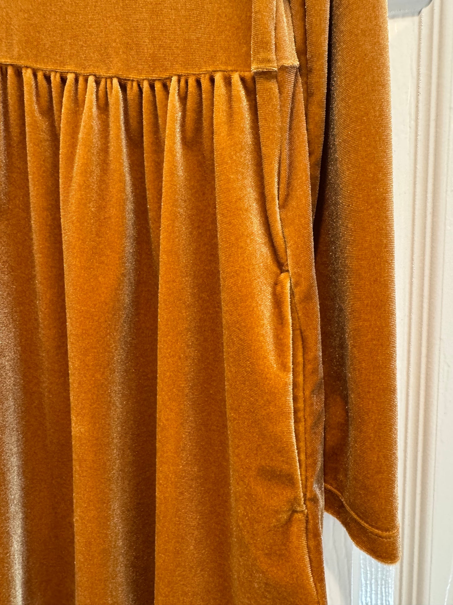 #53 girl long sleeve dress size M(8)