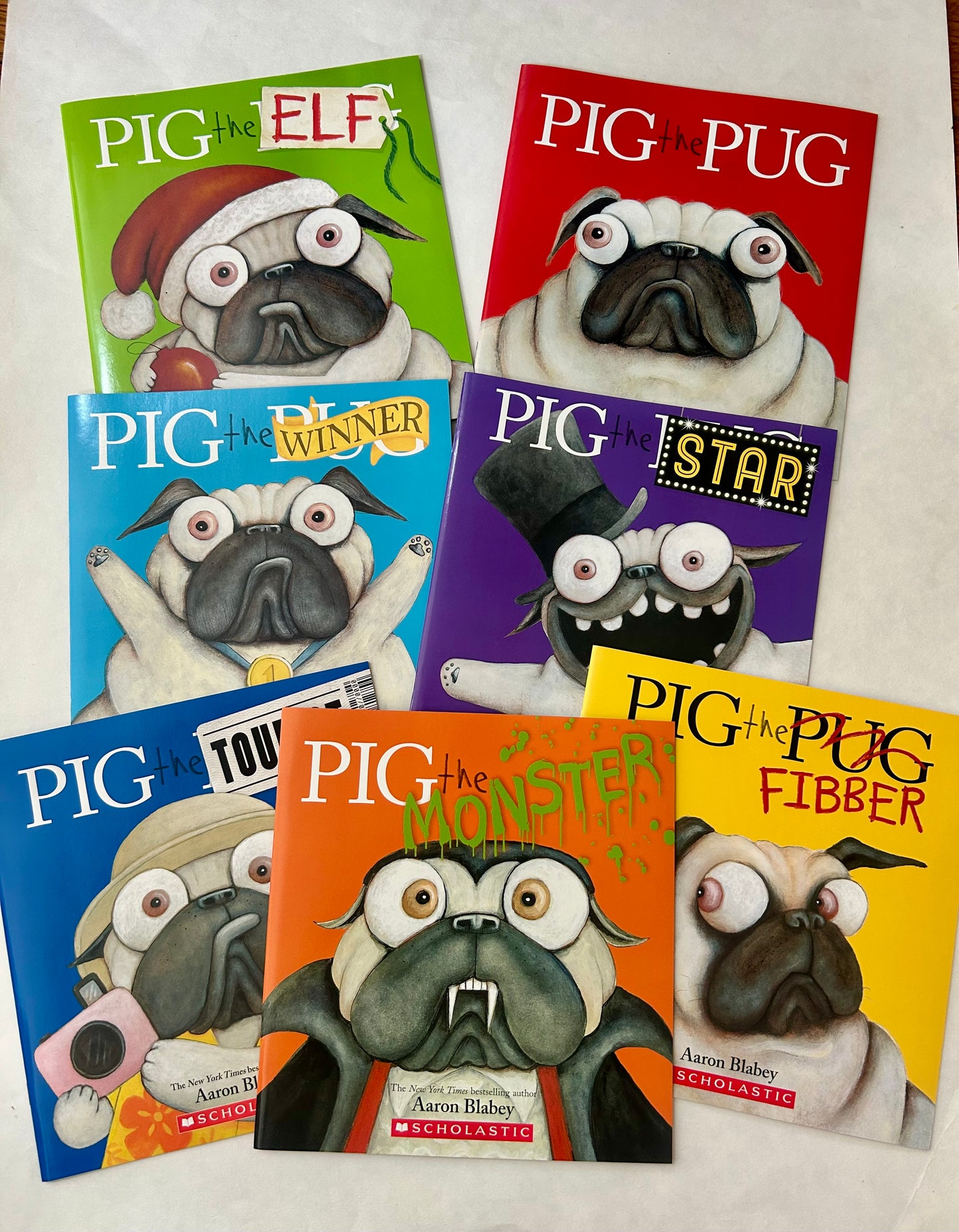 #6 Set of PIG the PUG books