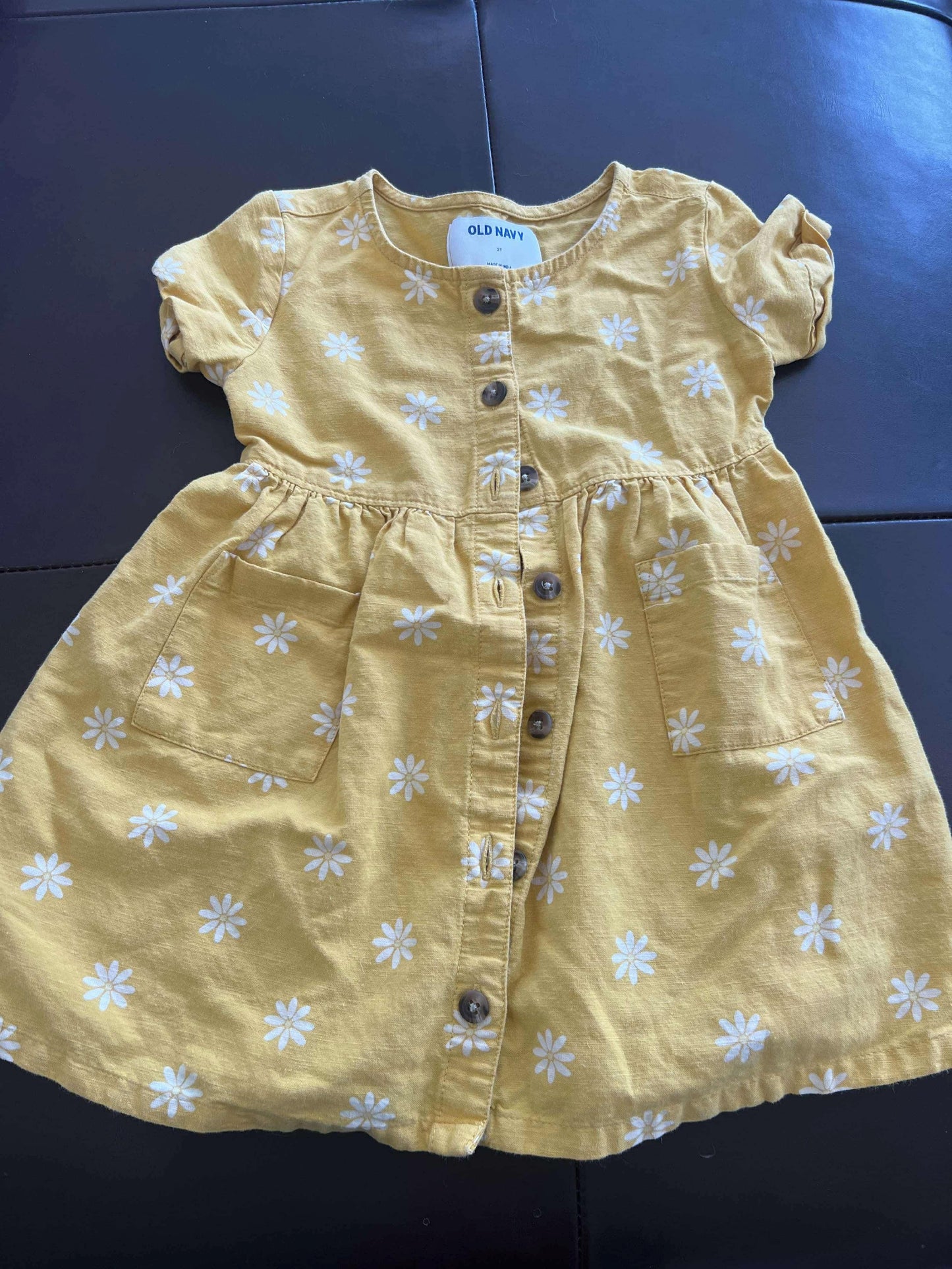 #24 2T old navy button down dress