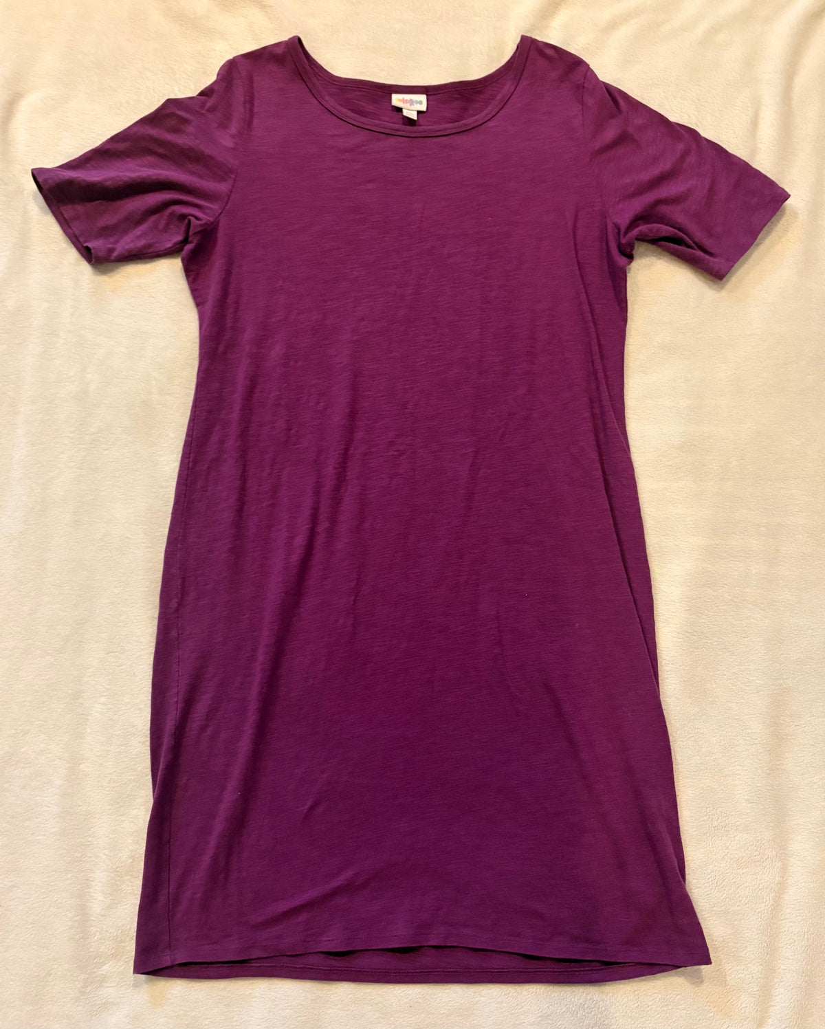 #102 - *Reduced* Lularoe size 2XL purple shirt dress (fits like L/XL)
