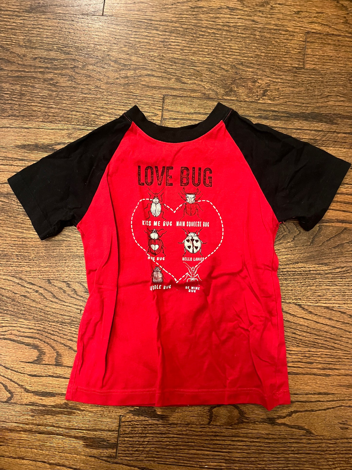 #67 5t love bug valentine shirt