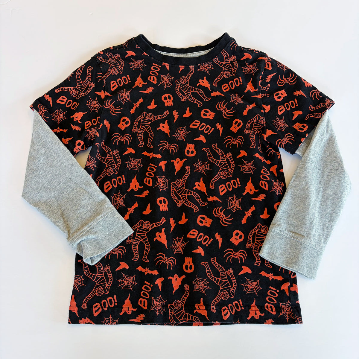 #96 | Size 8 | Gymboree Boys Halloween Layered Shirt