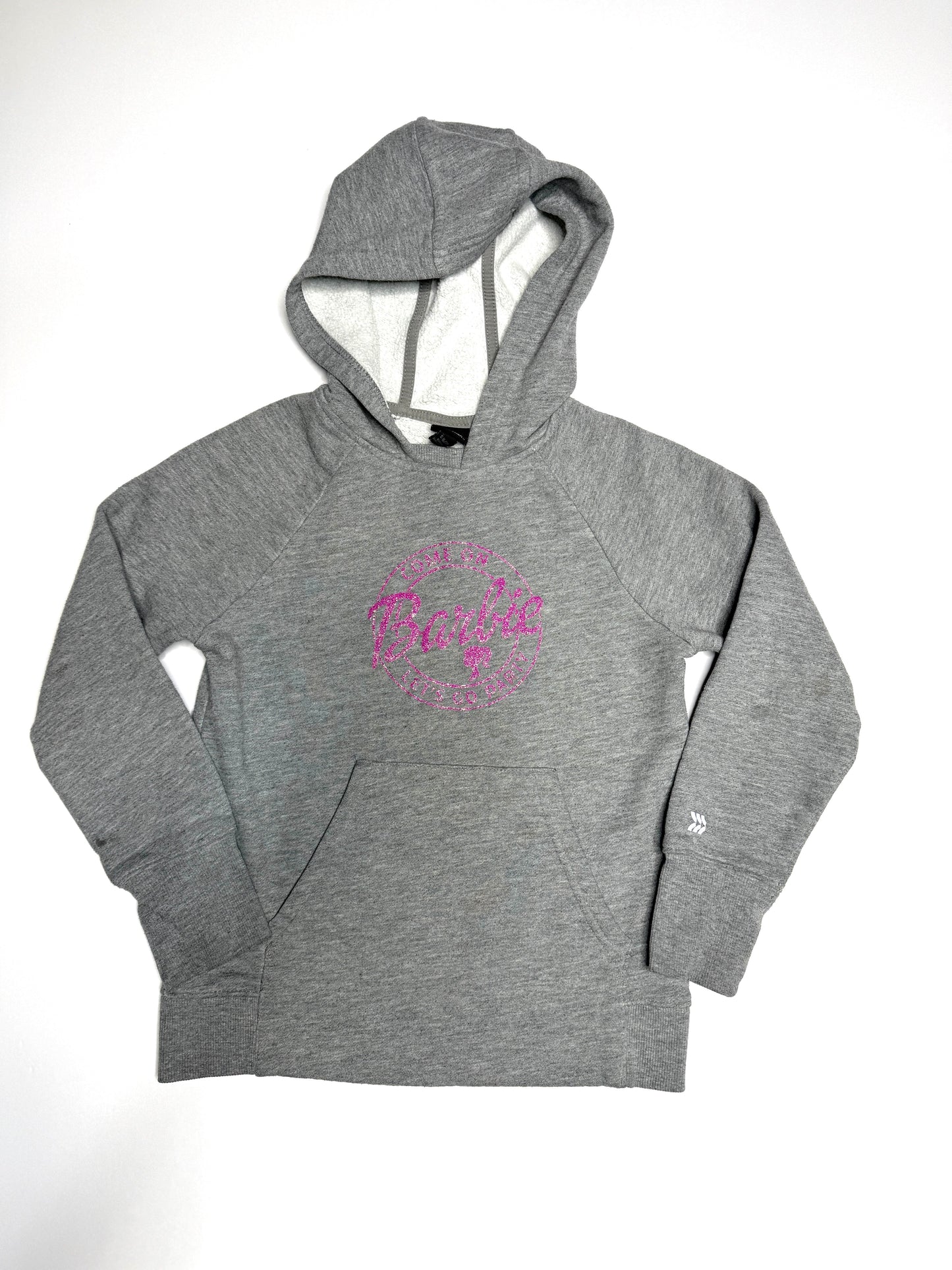 Seller 89 Girls All in Motion Barbie Hoodie Size Small 6/7 VGUC