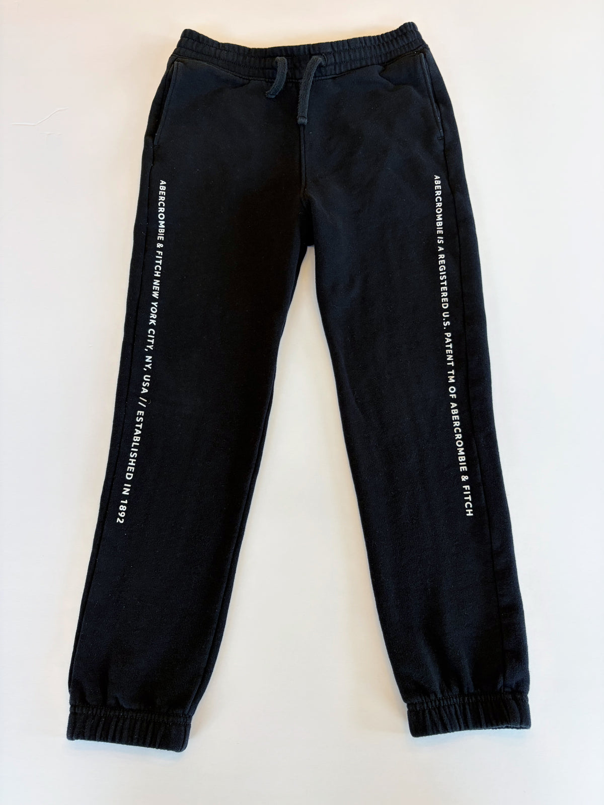 #96 | Size 9/10 | abercrombie Boys Black Sweatpants