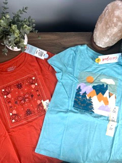 Seller #213 NWT Girls Size S (6/7) Cat & Jack T-shirts set of 2