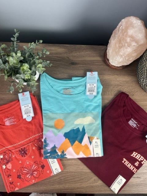 Seller #213 NWT Girls Size XL (14) Cat & Jack T-Shirts set of 3