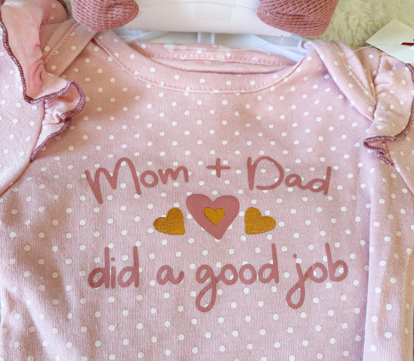#58 NWT Baby 3-6 month Girls 4 Piece Outfit