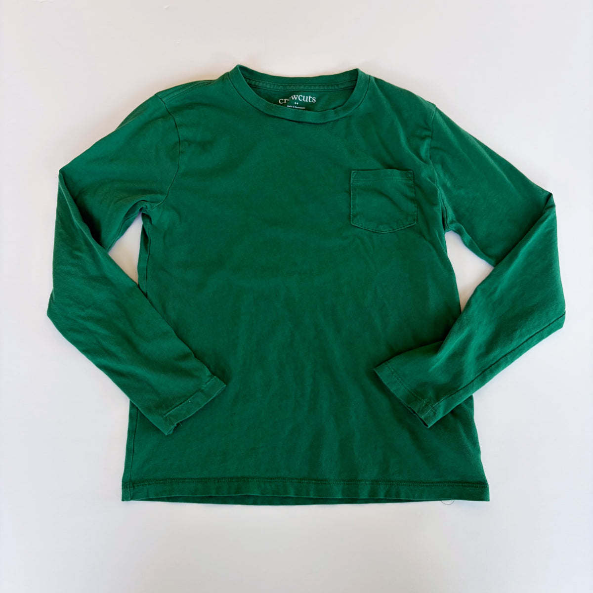 #96 | Size 10 | Crewcuts Boys Green Shirt