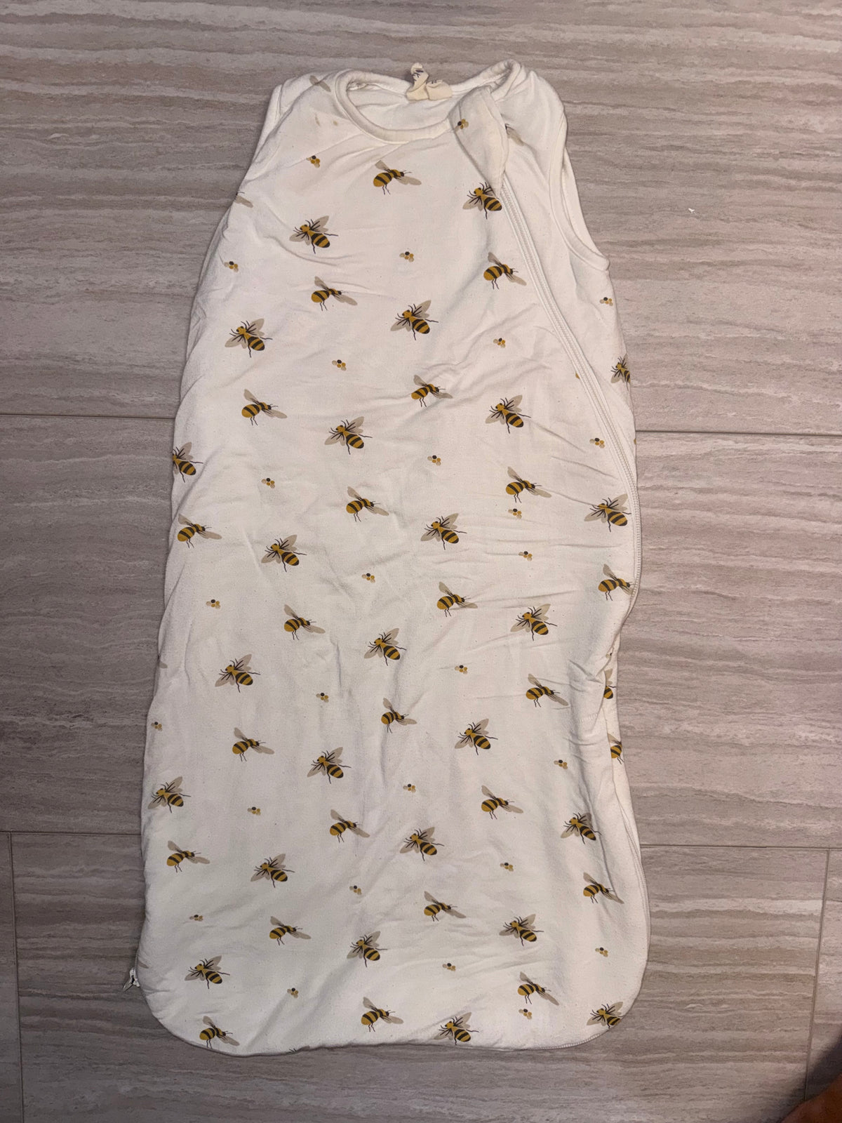 #110 Kyte Baby Sleep Sack Bee print 1.0 TOG Size 0-6 mo.