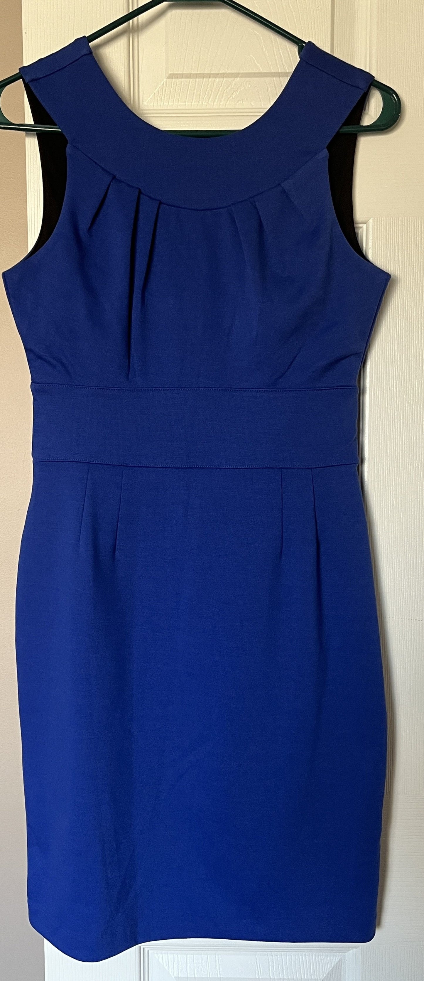 #124 NWT Banana Republic Blue Sleeveless Dress Women's Size 0