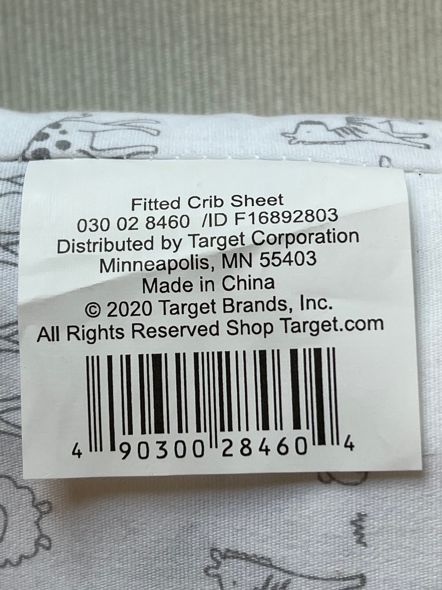 Brand New Crib Sheet