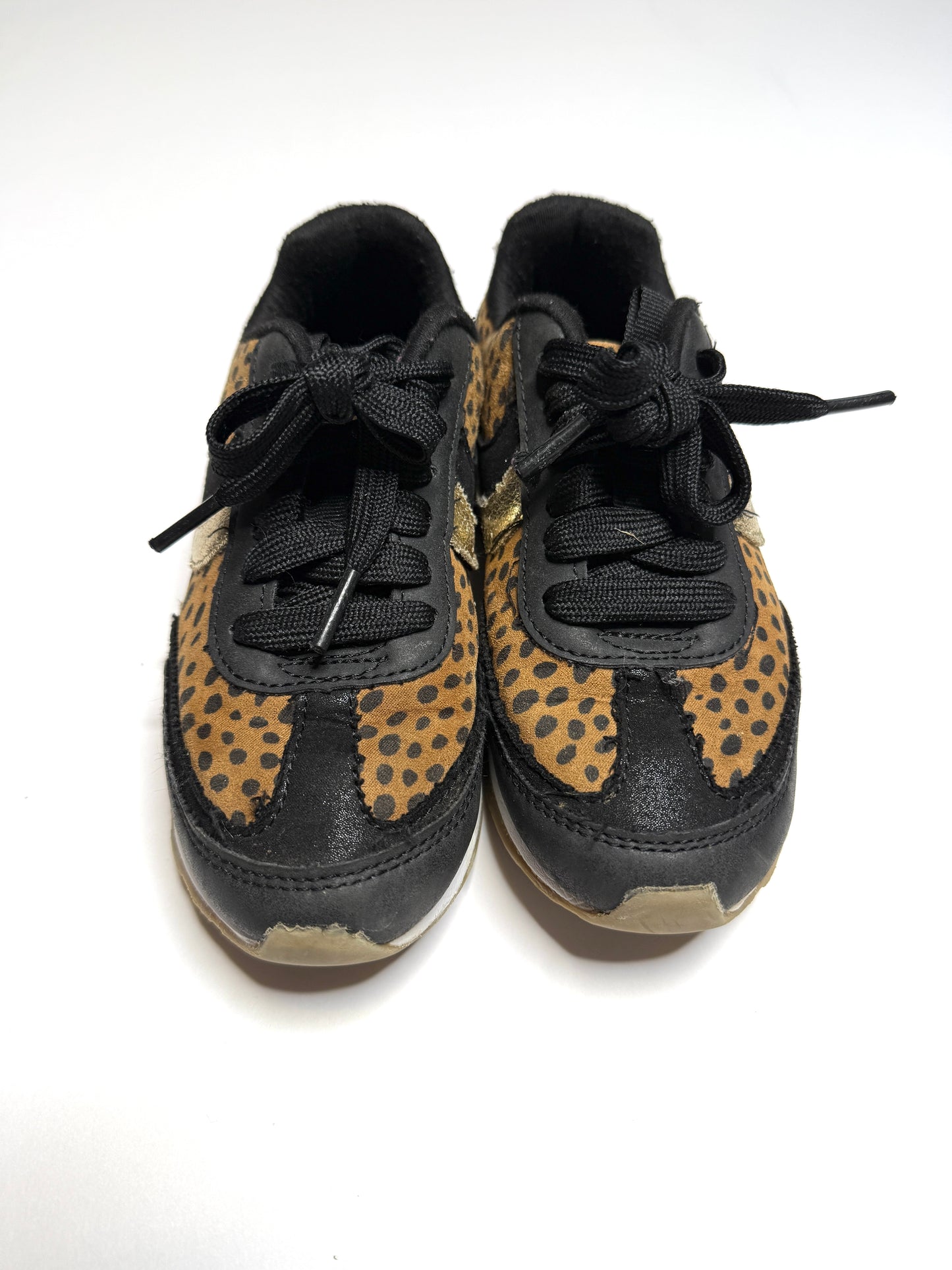 Seller 89 Girls Cat and Jack Leoprd Sneakers Size 13 VGUC