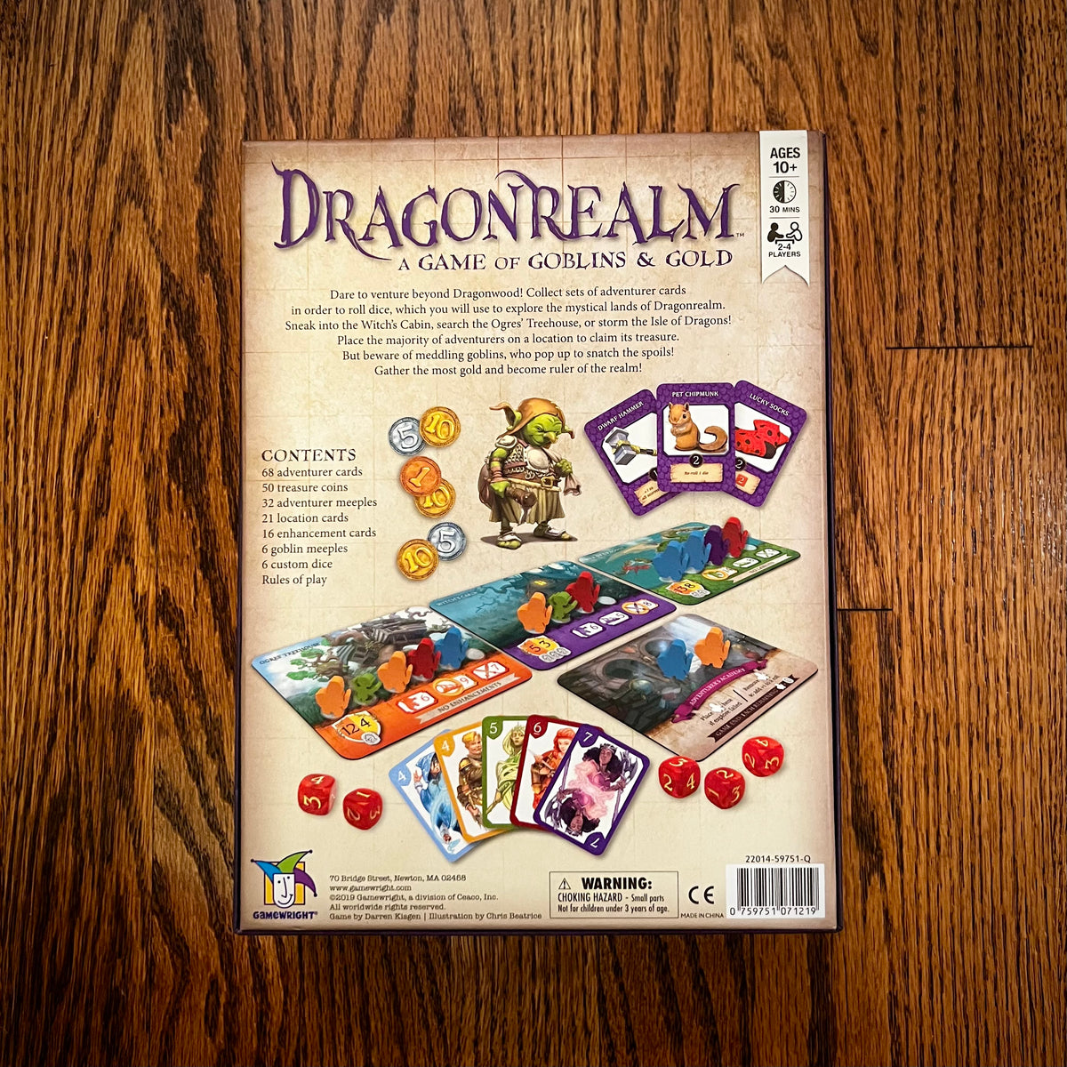 Seller #115 - “Dragon Realm” Family Fantasy Strategy Card & Dice Game, VGUC