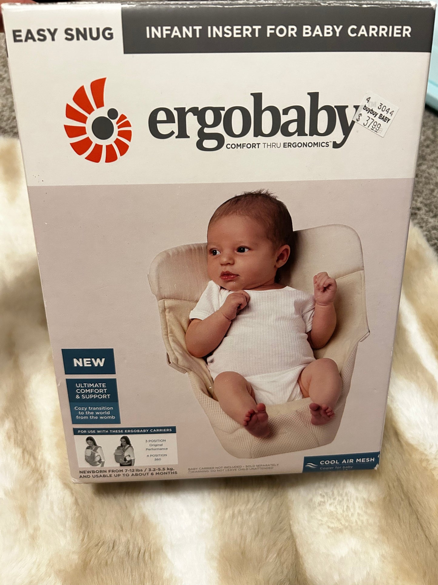 Seller #21 Newborn insert for Ergobaby carrier