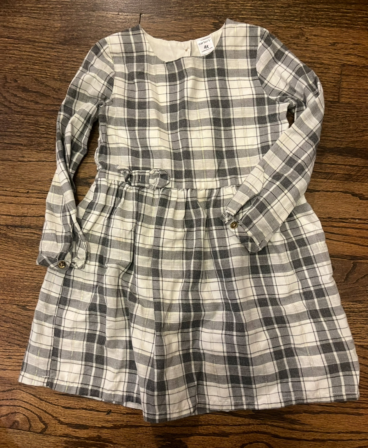 #67 Carter’s 4T plaid dress