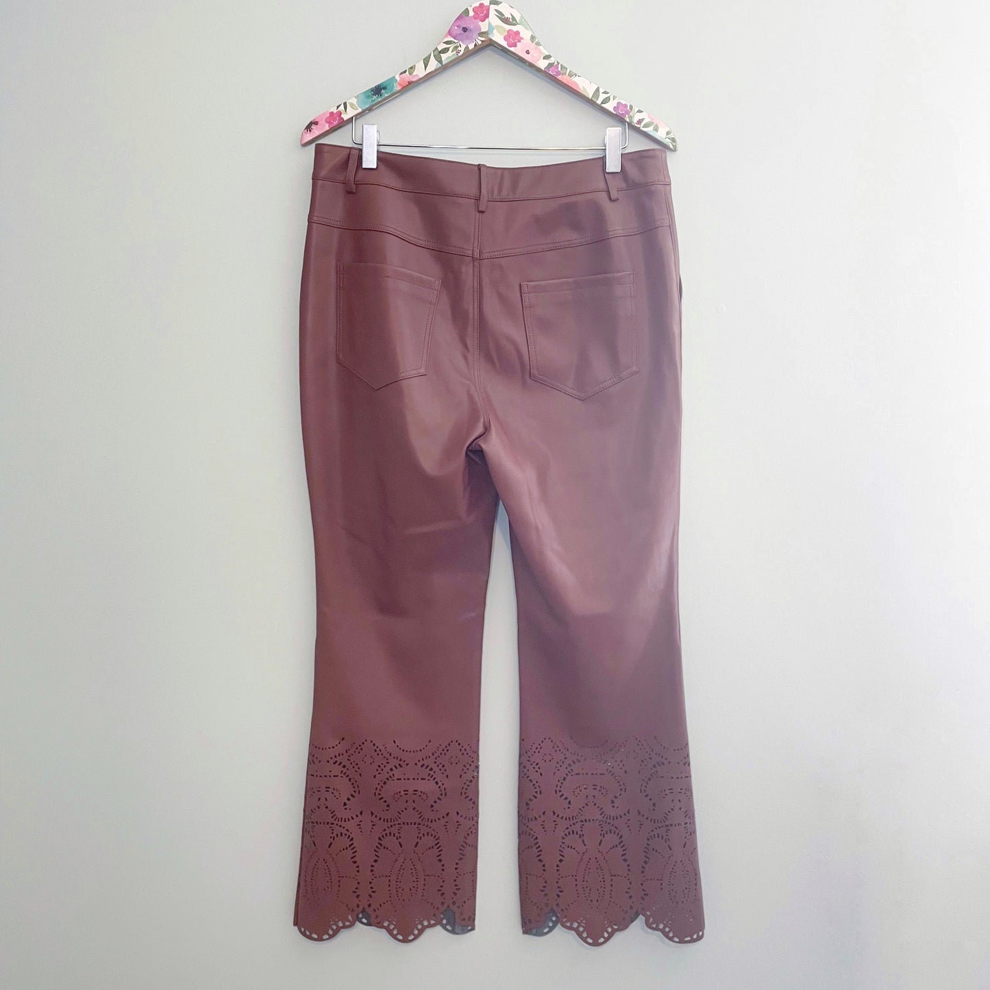 #118 | Size 10 | Anthropologie Women's Vegan Leather Pants