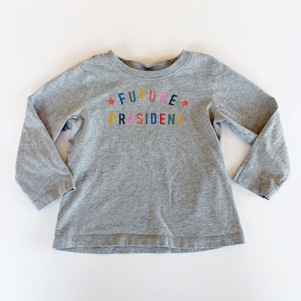 #96 | Size 100/4 | Hanna Andersson Girls Future President Shirt