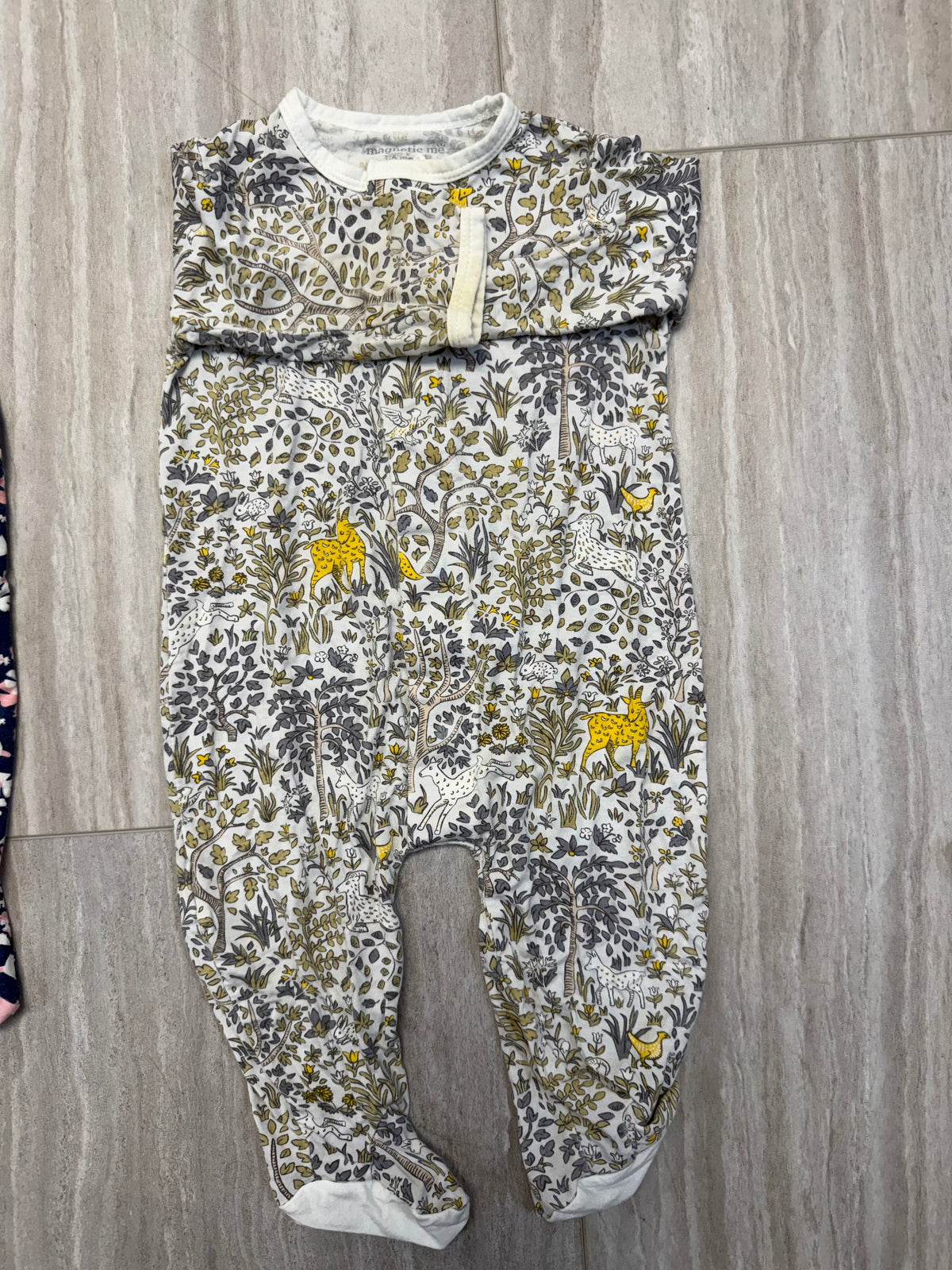 #110 Magnetic Modal Footsie Size 3-6 mo