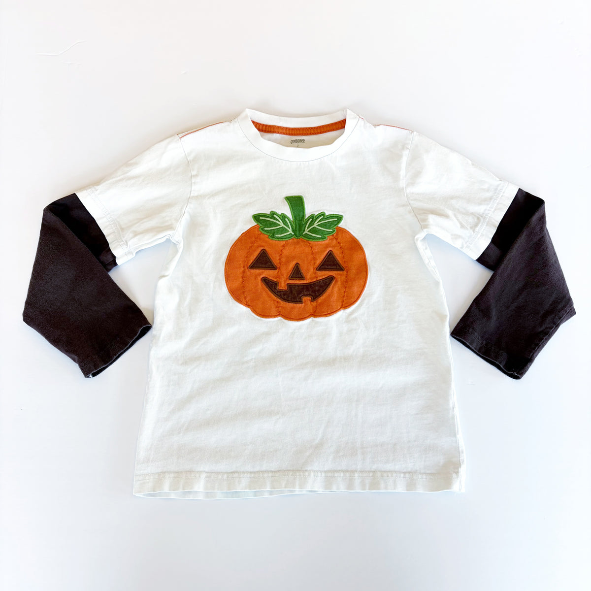 #96 | Size 7 | Gymboree Boys Pumpkin Shirt