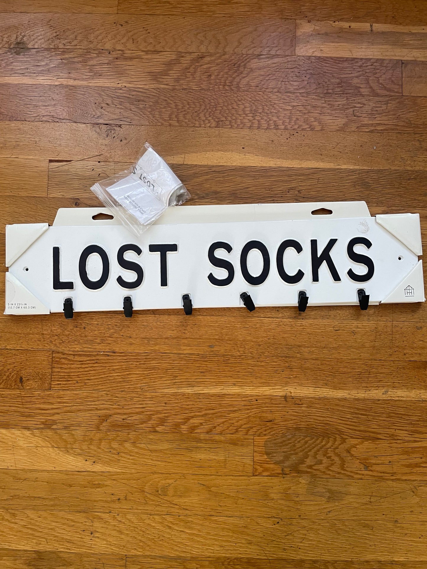 #116 Hearth and Hand Lost Socks wall decor