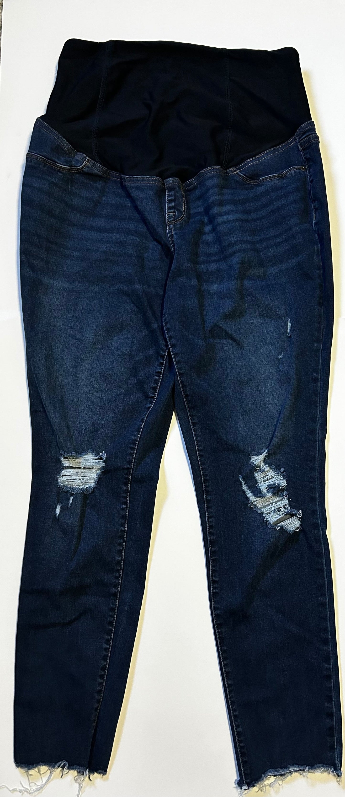 Seller #21 maternity distressed denim size 14