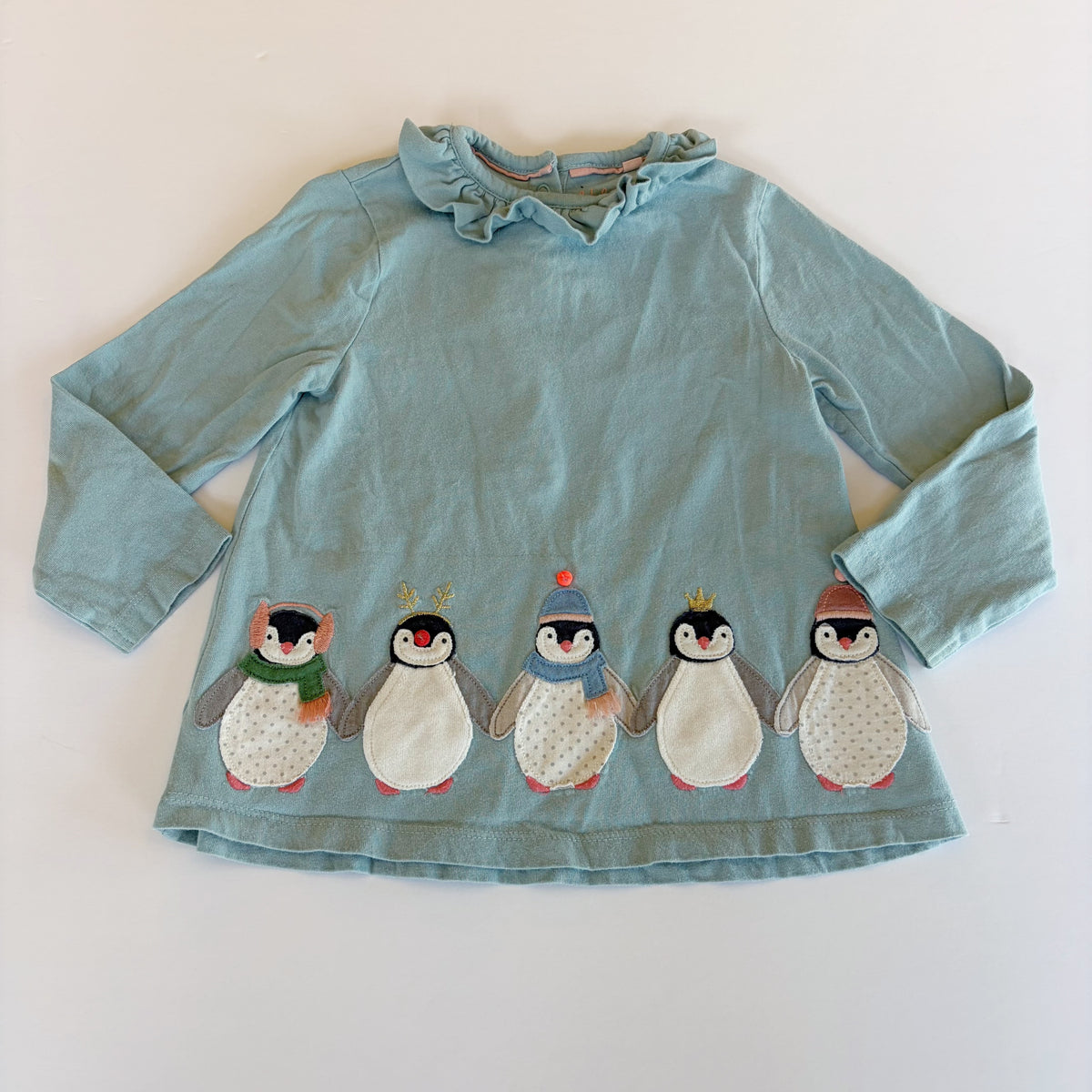 #96 | Size 2-3Y | Mini Boden Girls Penguin Tunic Top