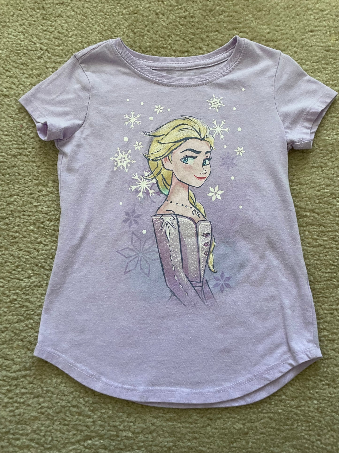 Seller 71: Girls size 6 Elsa shirt