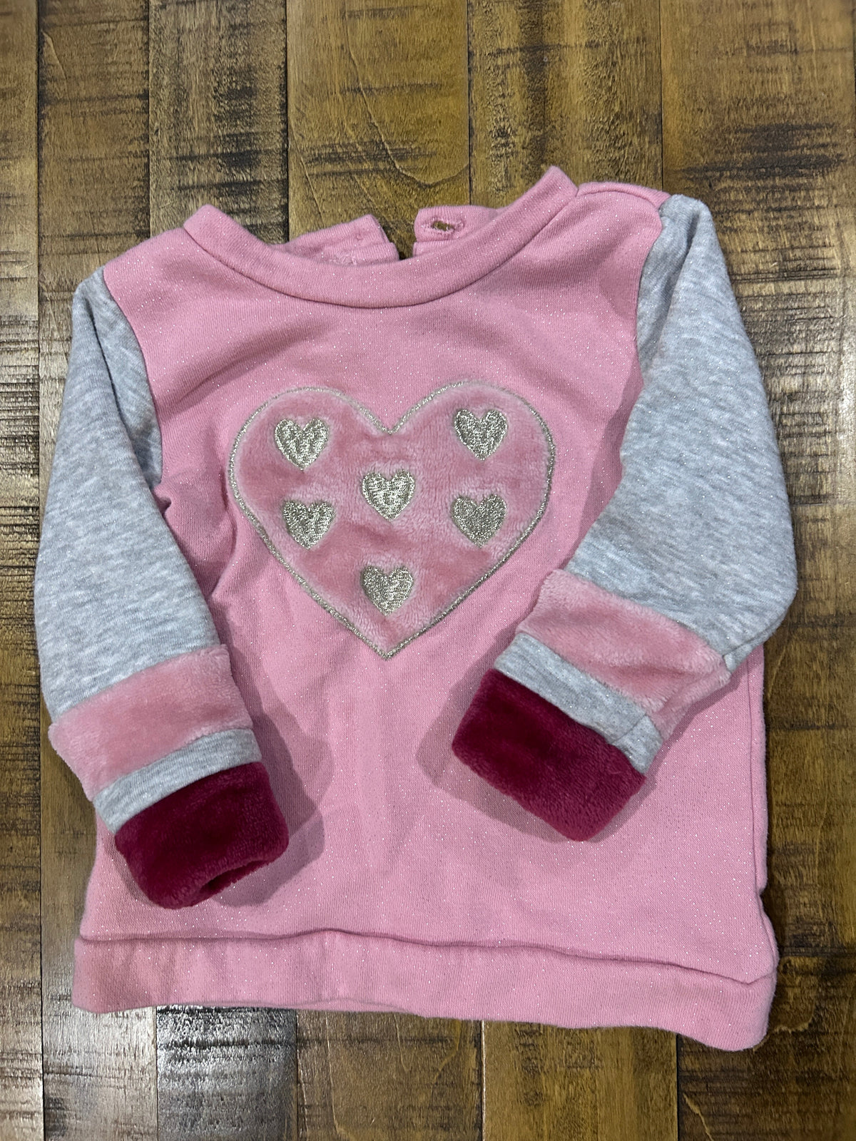 Seller #5 - Girls 12mos Pink Heart Sweater