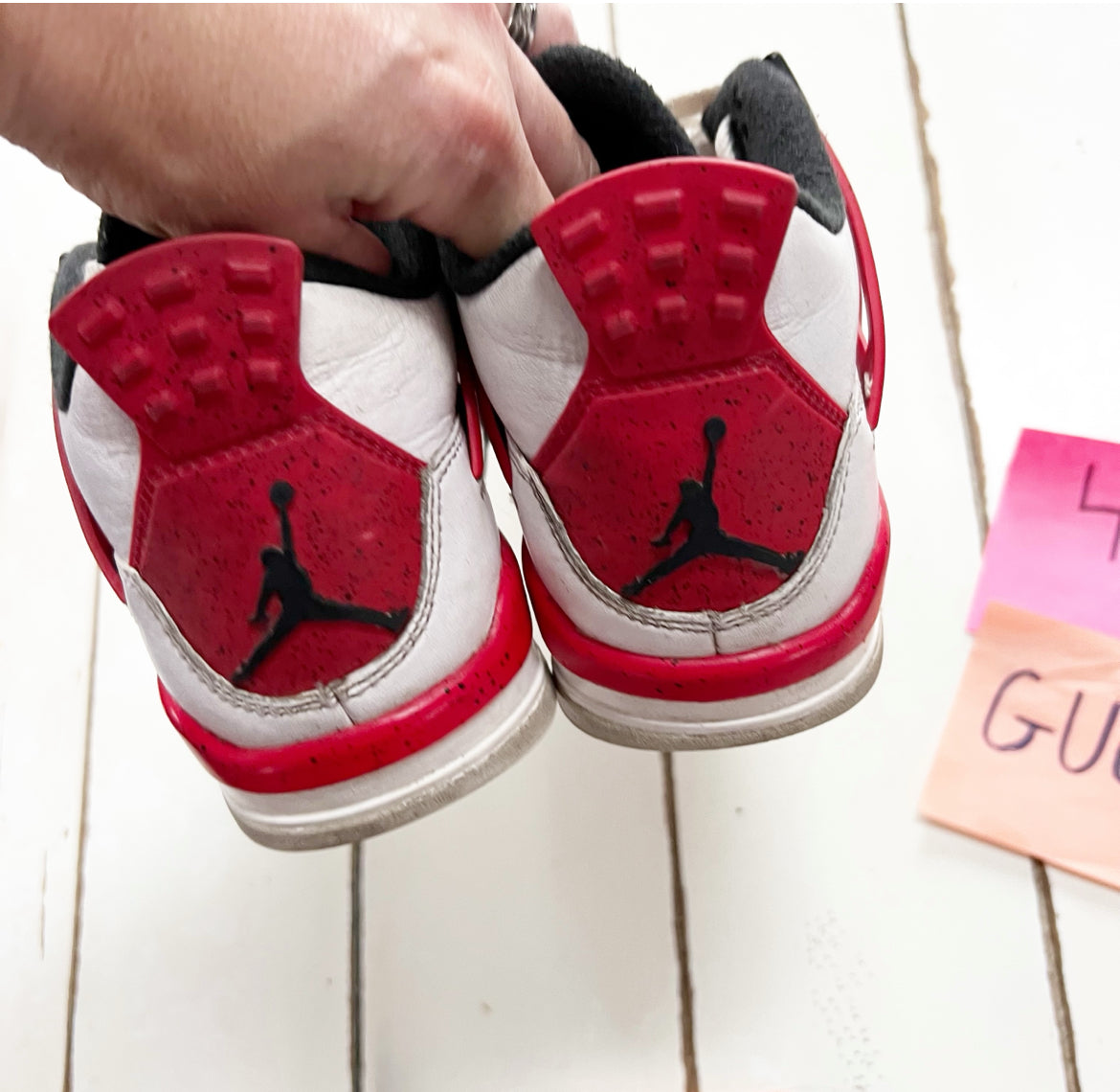 Seller 196 Nike Jordan 4 red cement