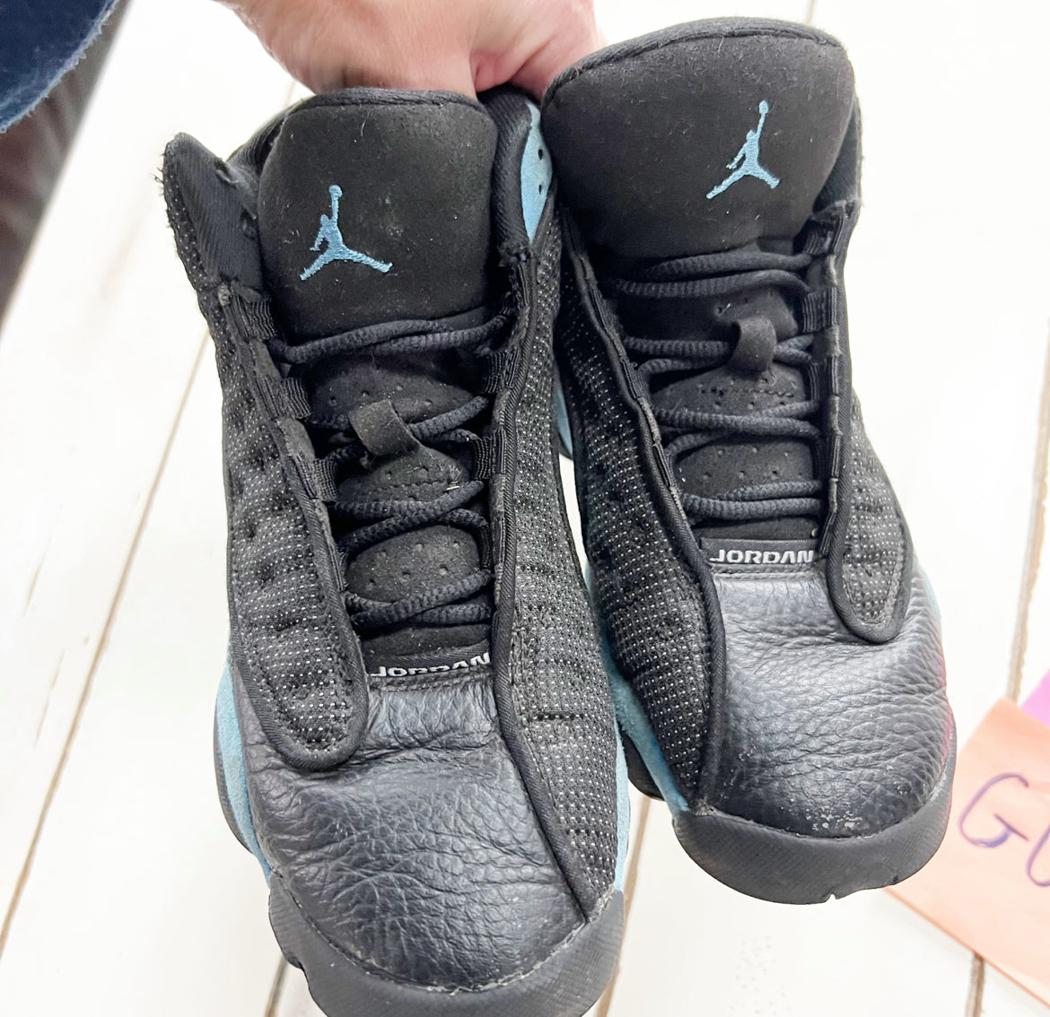 Seller 196 Jordan 13 retro black/university blue 3