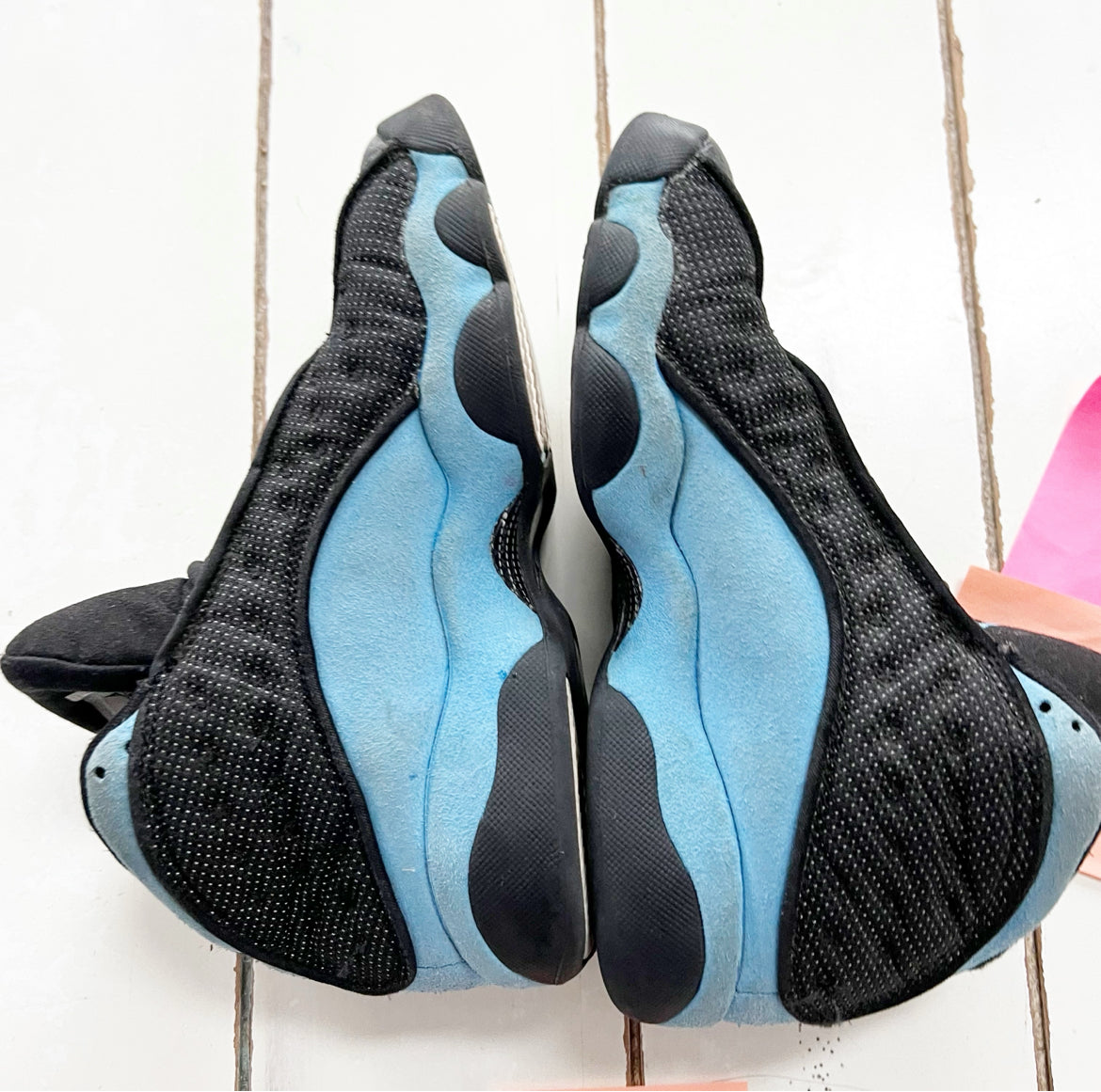 Seller 196 Jordan 13 retro black/university blue 3