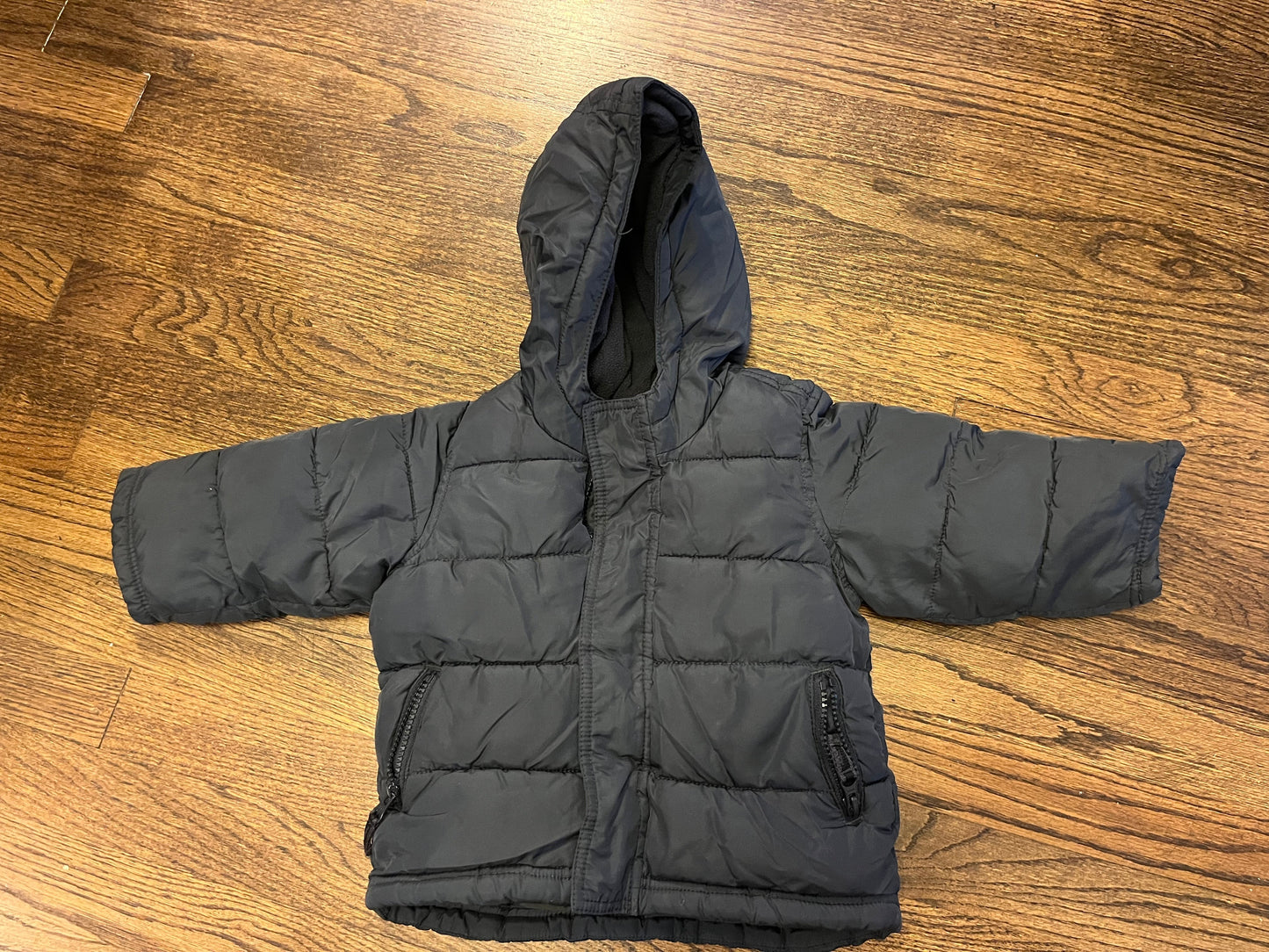 #67 Old Navy Black Winter Coat 18-24 Months