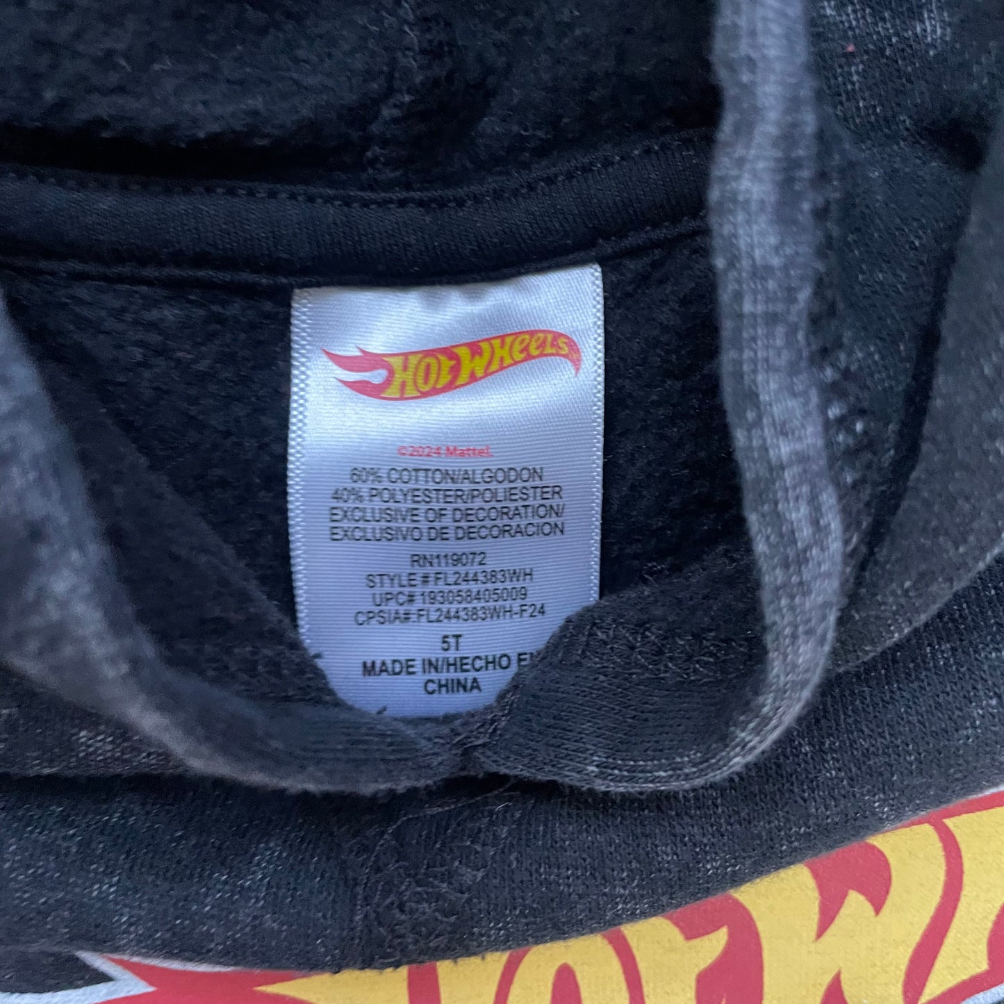 #116 Boys Hot Wheels Sweatsuit 5