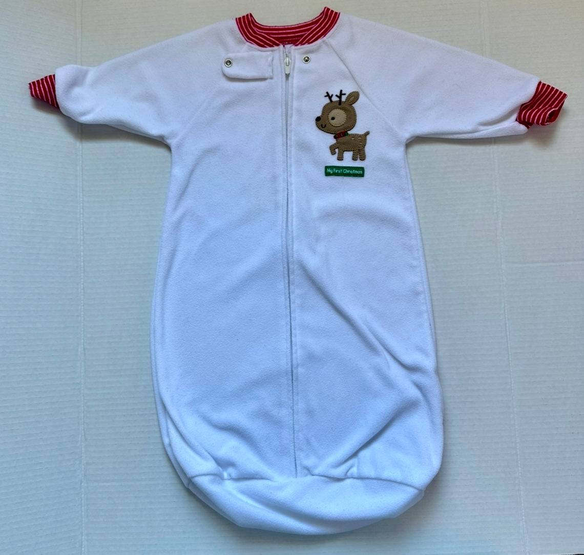 #93 Carter's Reindeer Holiday Sleepsack Gender Neutral 0-9M
