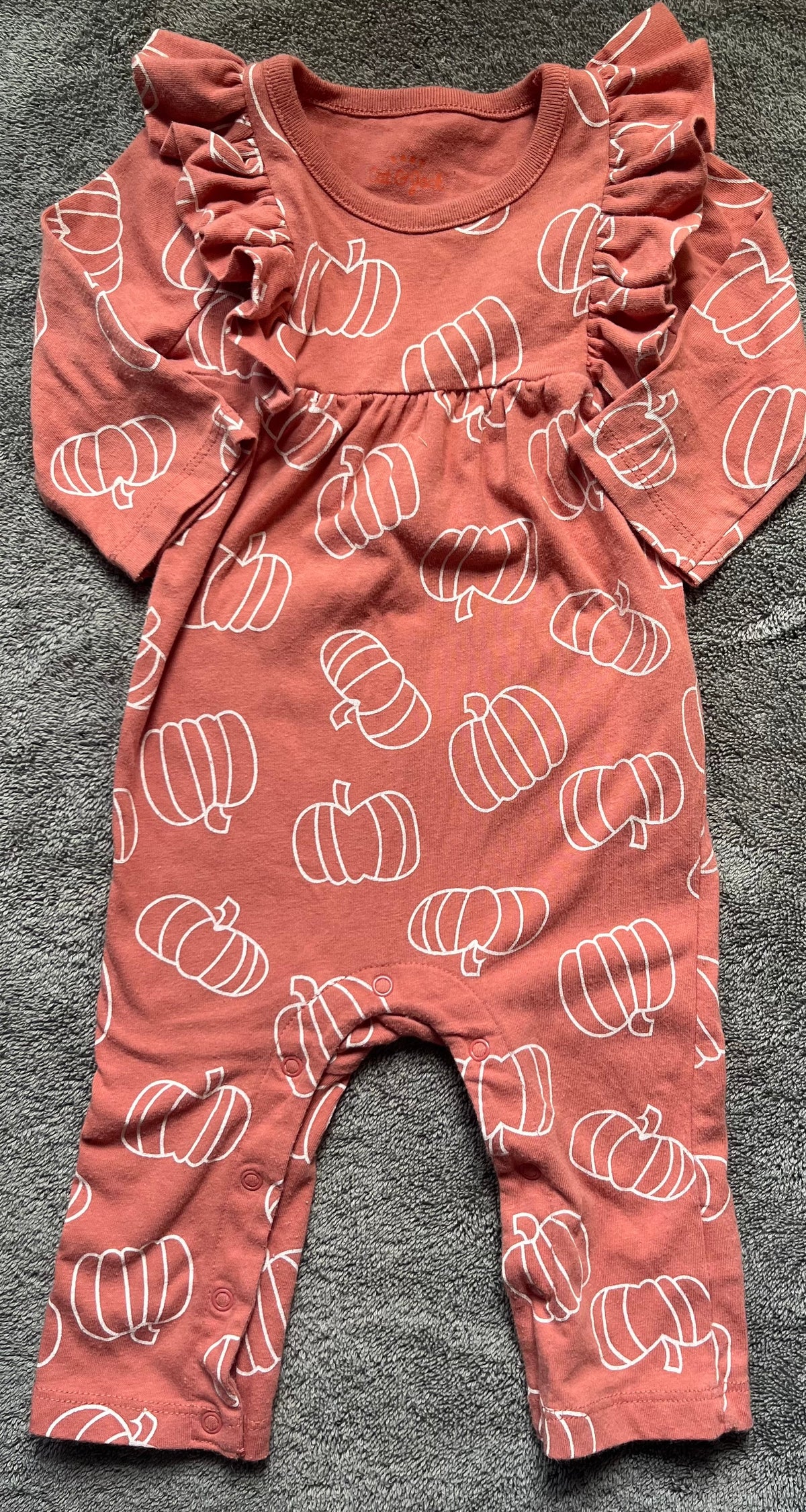 Seller #13 Cat & Jack 3-6 months girls pumpkin romper