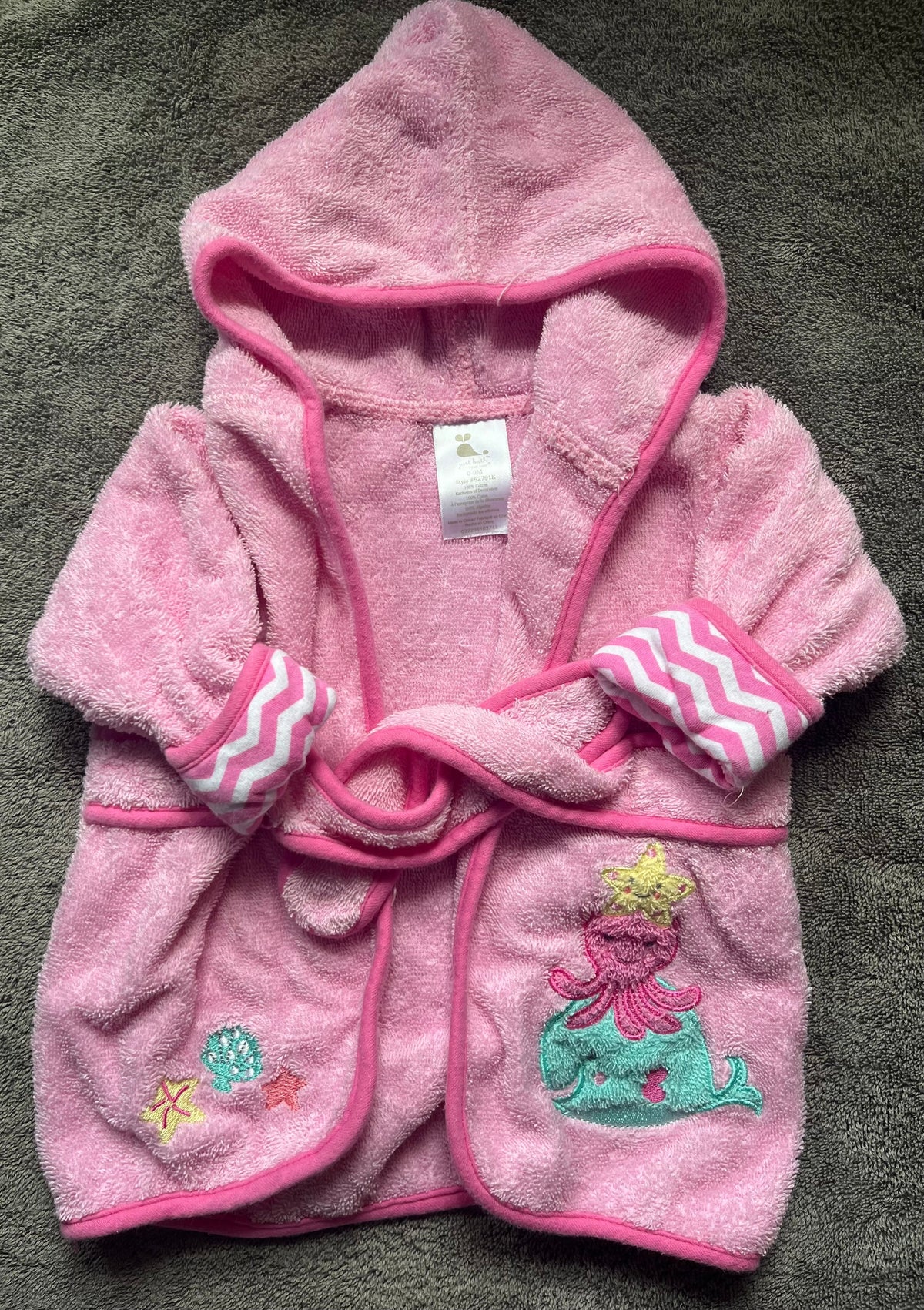Seller #13 Just Born 0-9 months girls bath robe