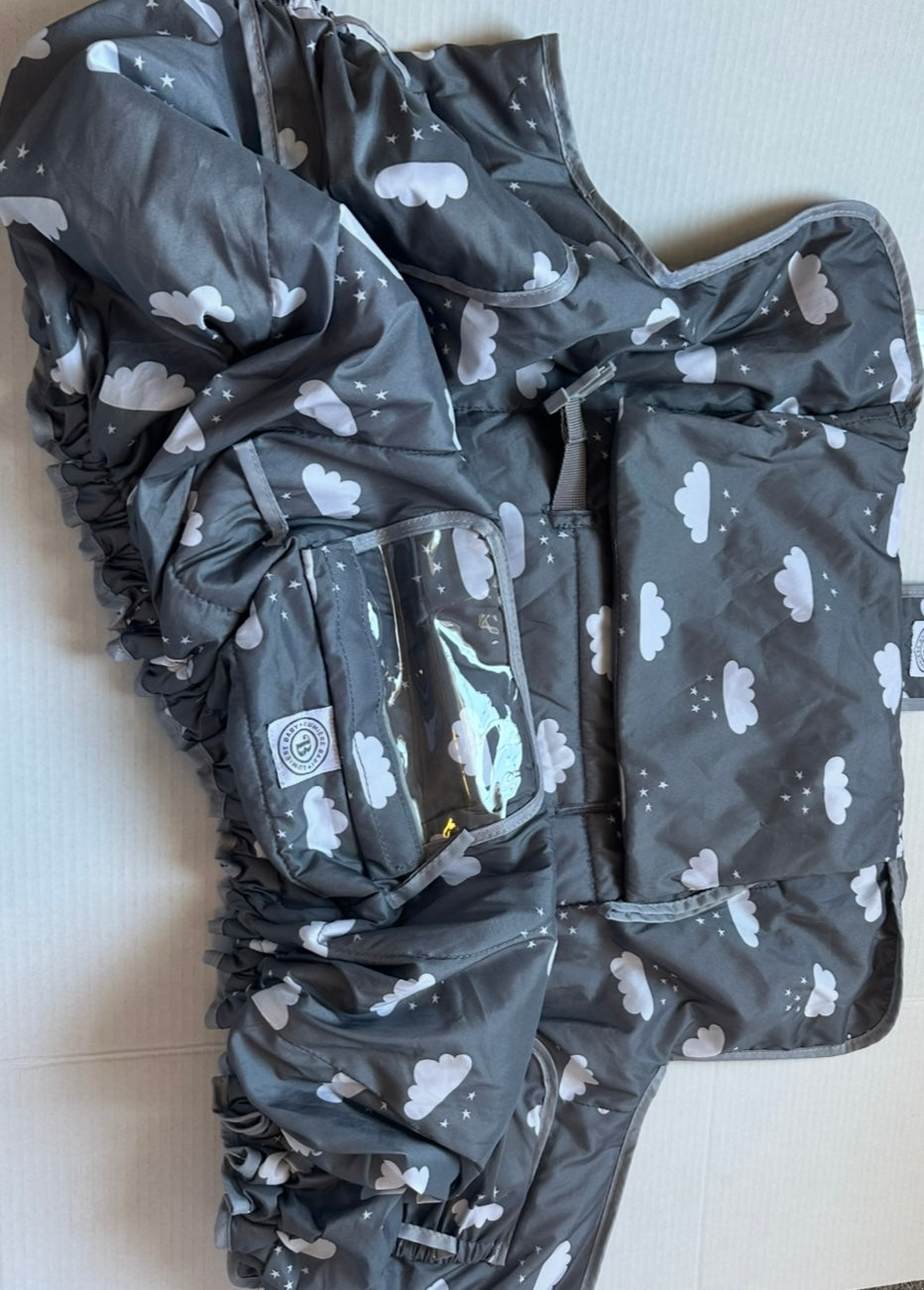 #93 Lumiere Baby Gray Cloud Cart Cover