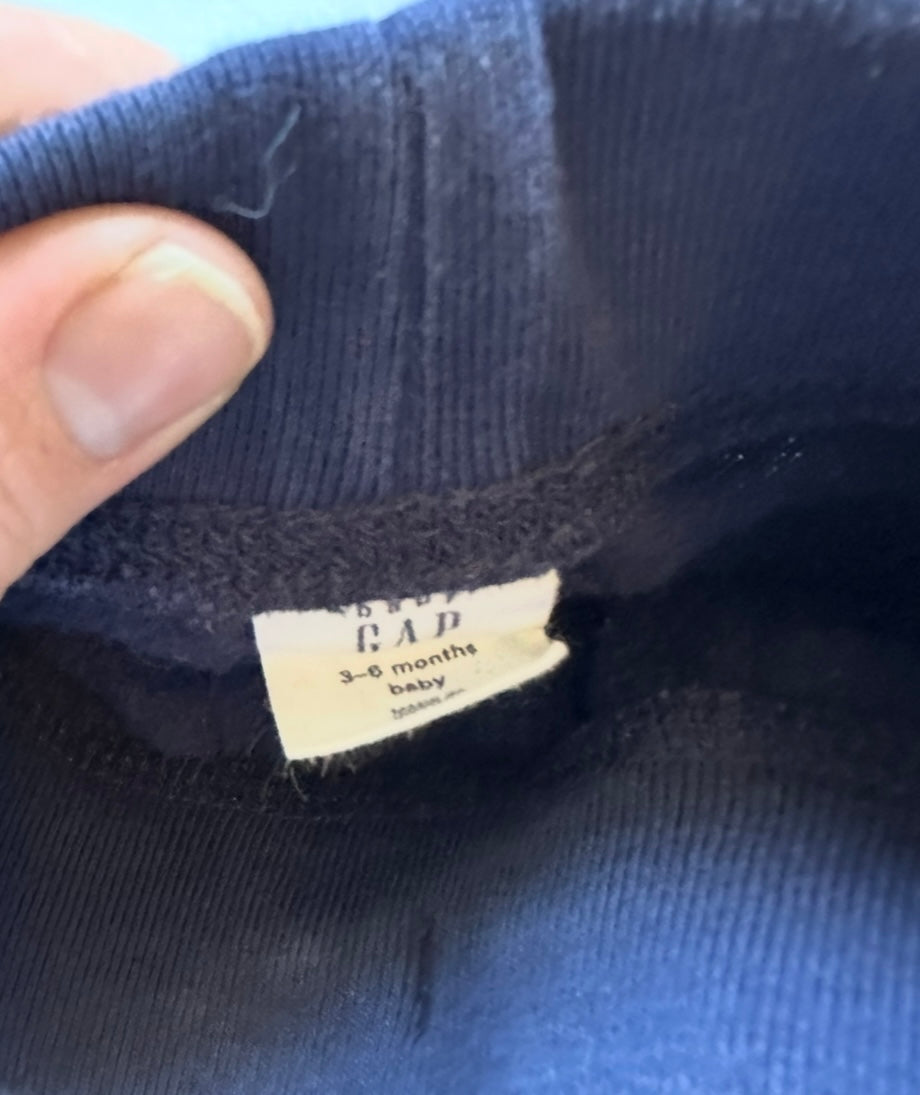 #93 Gap Navy Dinosaur Sweatpants Boys 3-6M